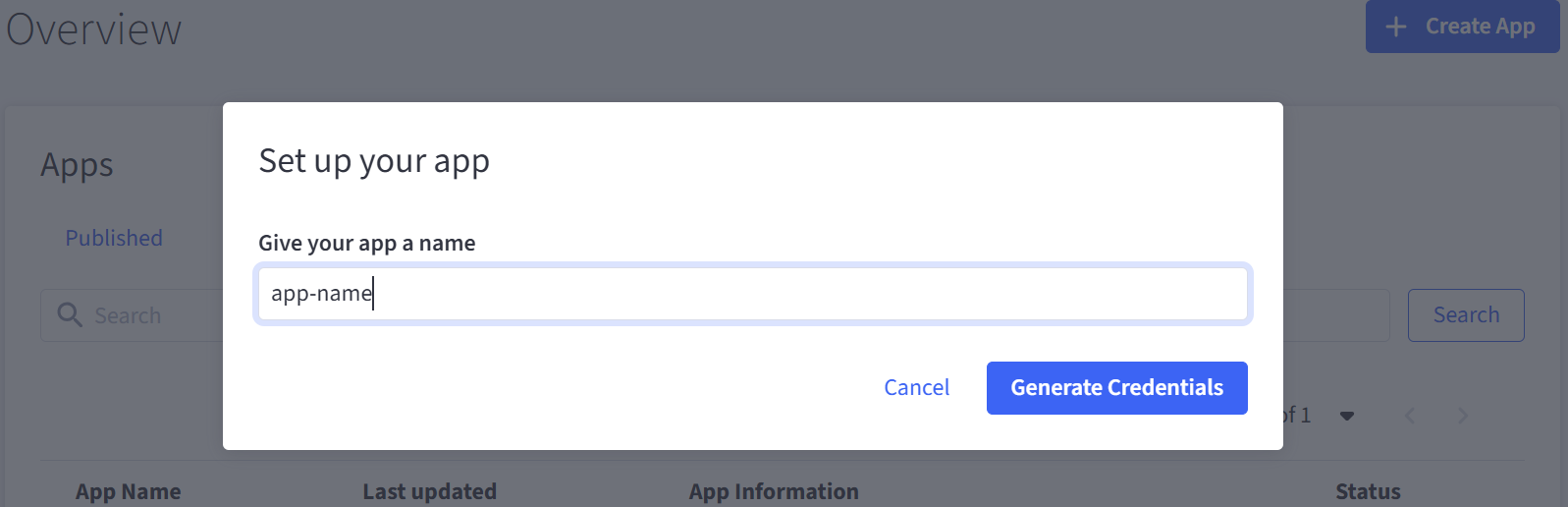 Name the app