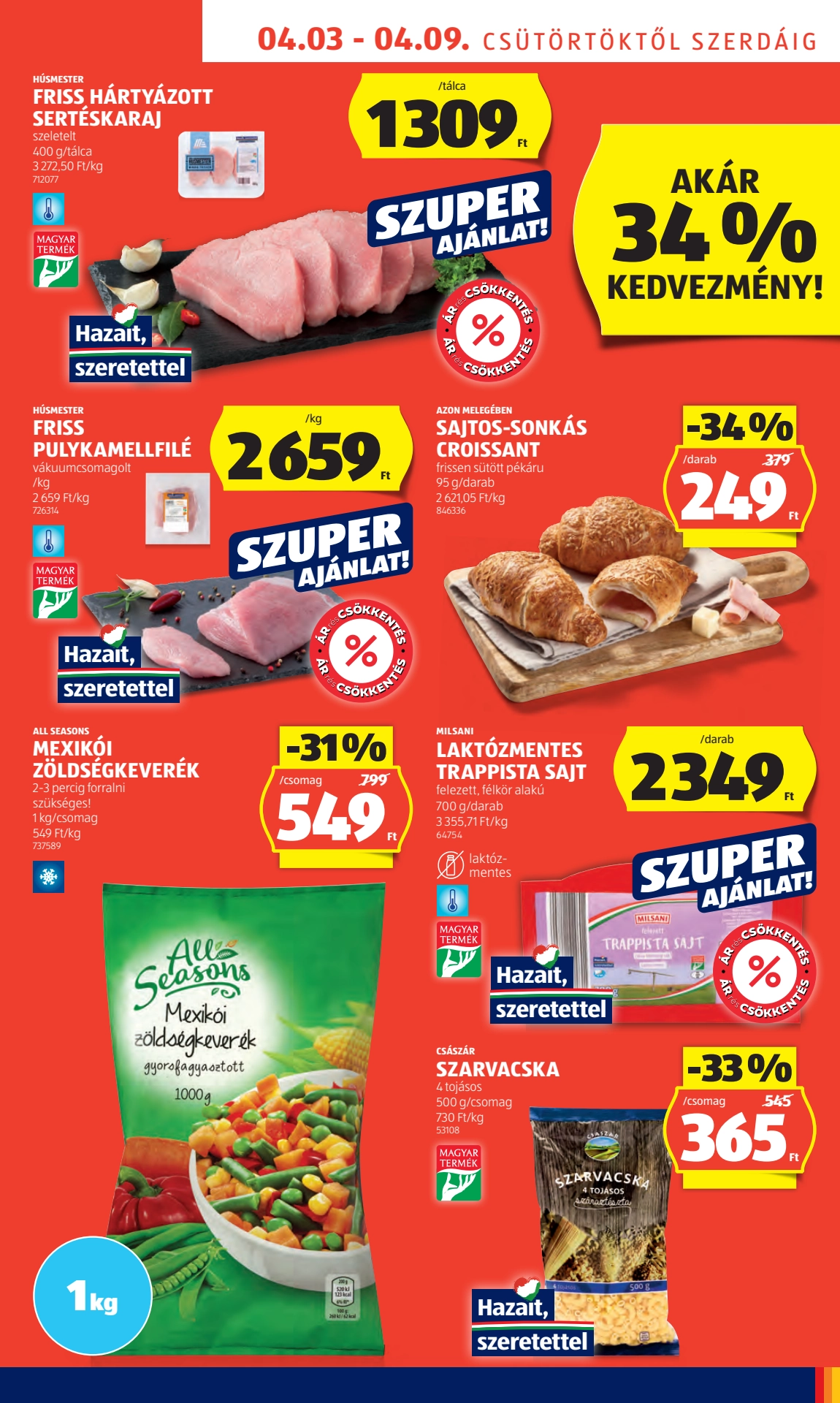 aldi akciós újság 5 oldal