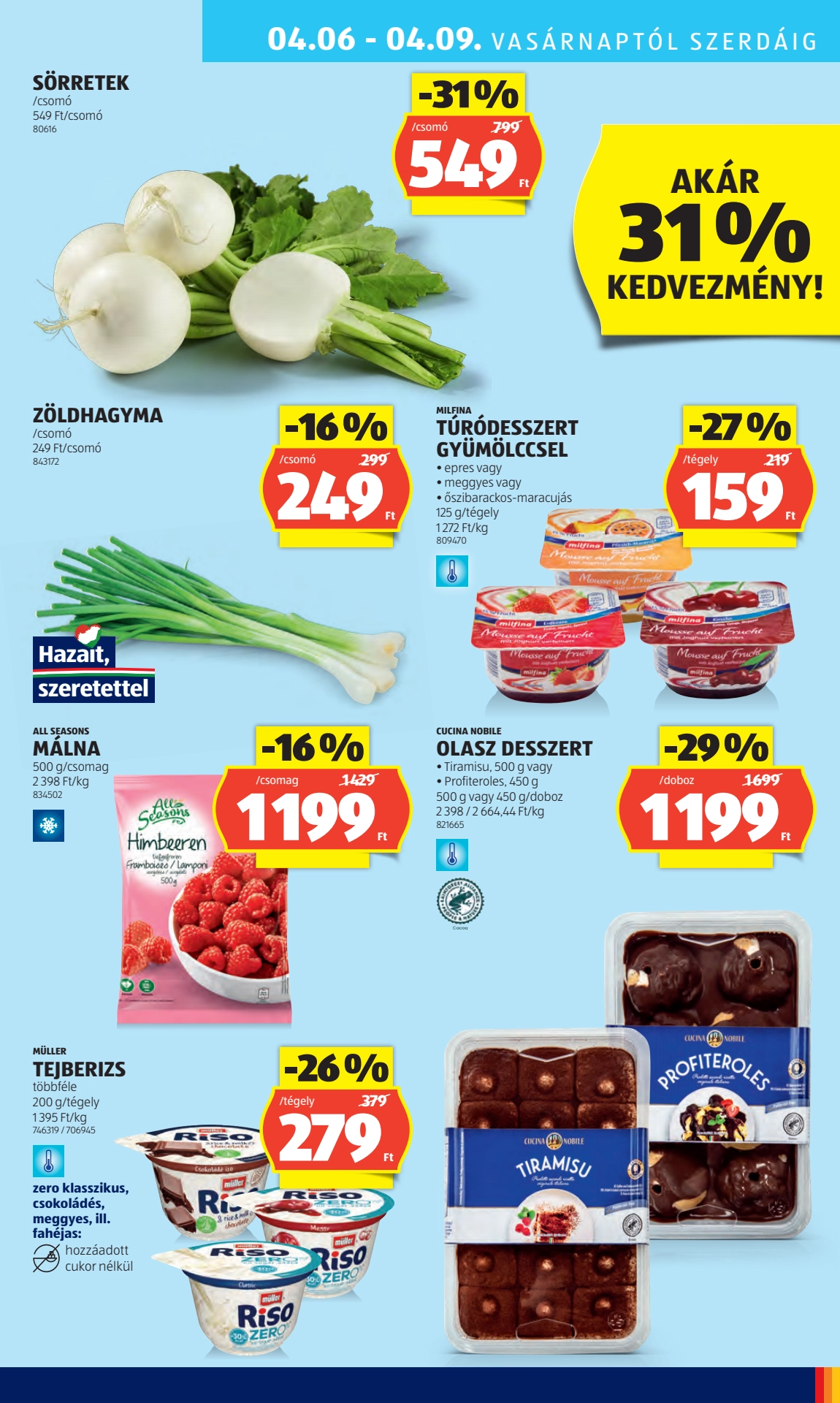 aldi akciós újság 31 oldal