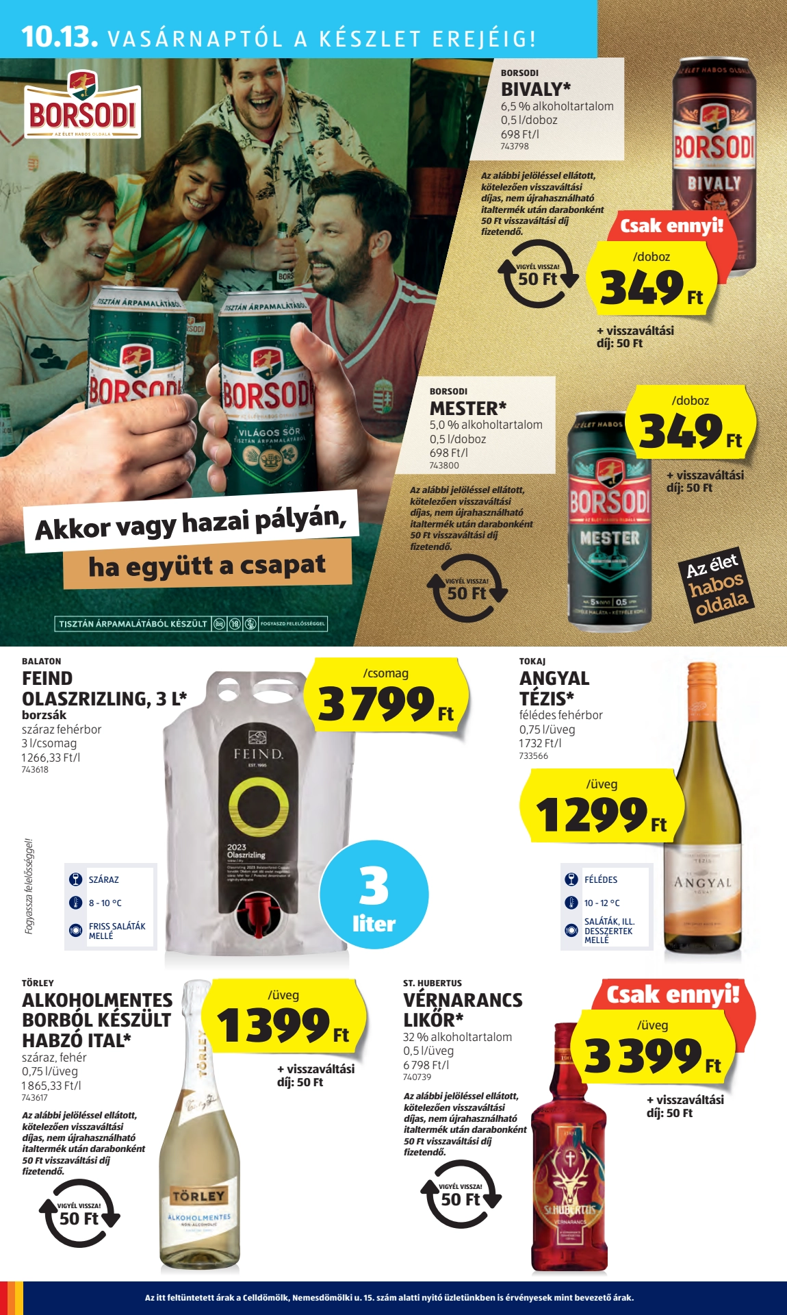 aldi akciós újság 38 oldal