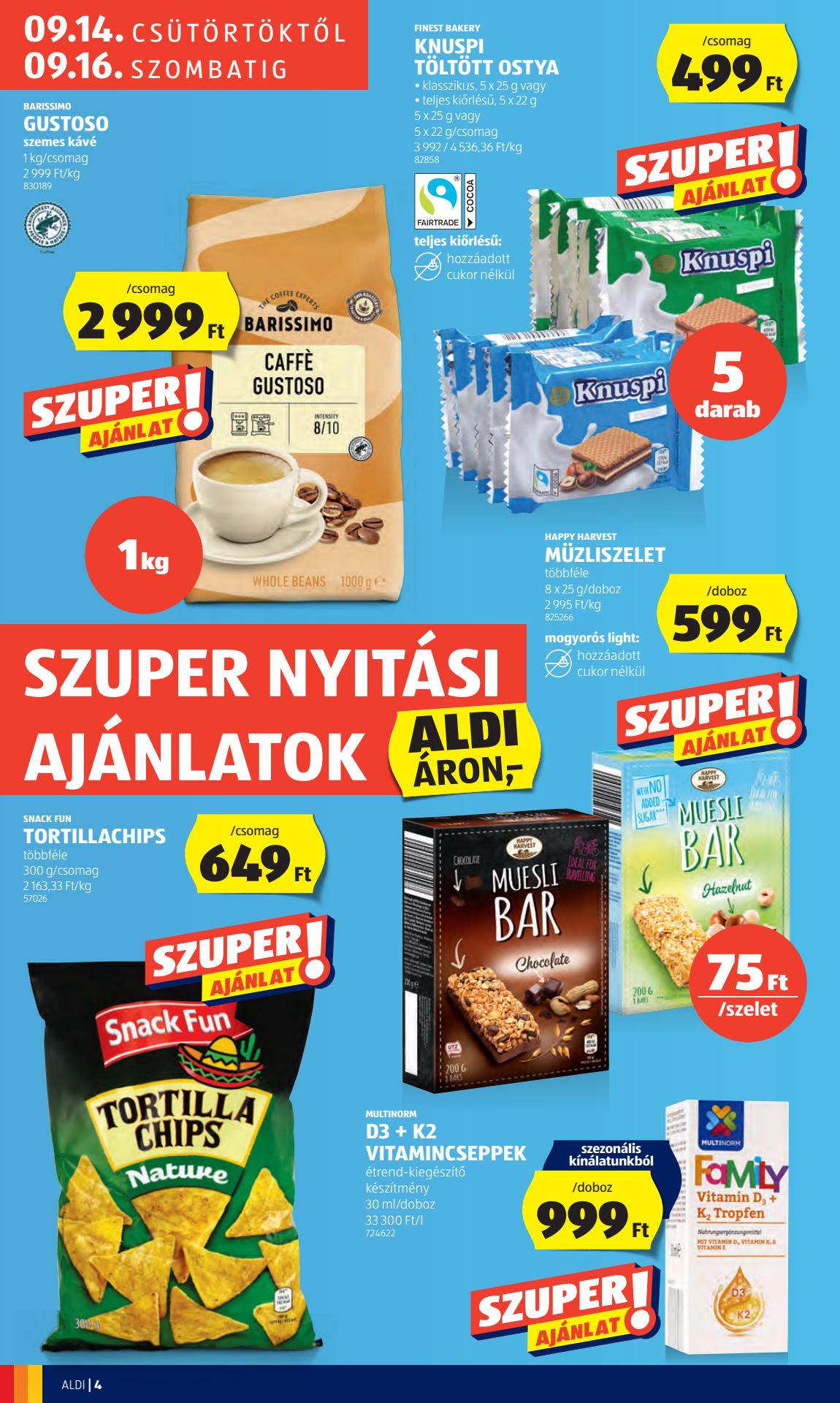 aldi-csizma-utca akciós újság 4 oldal