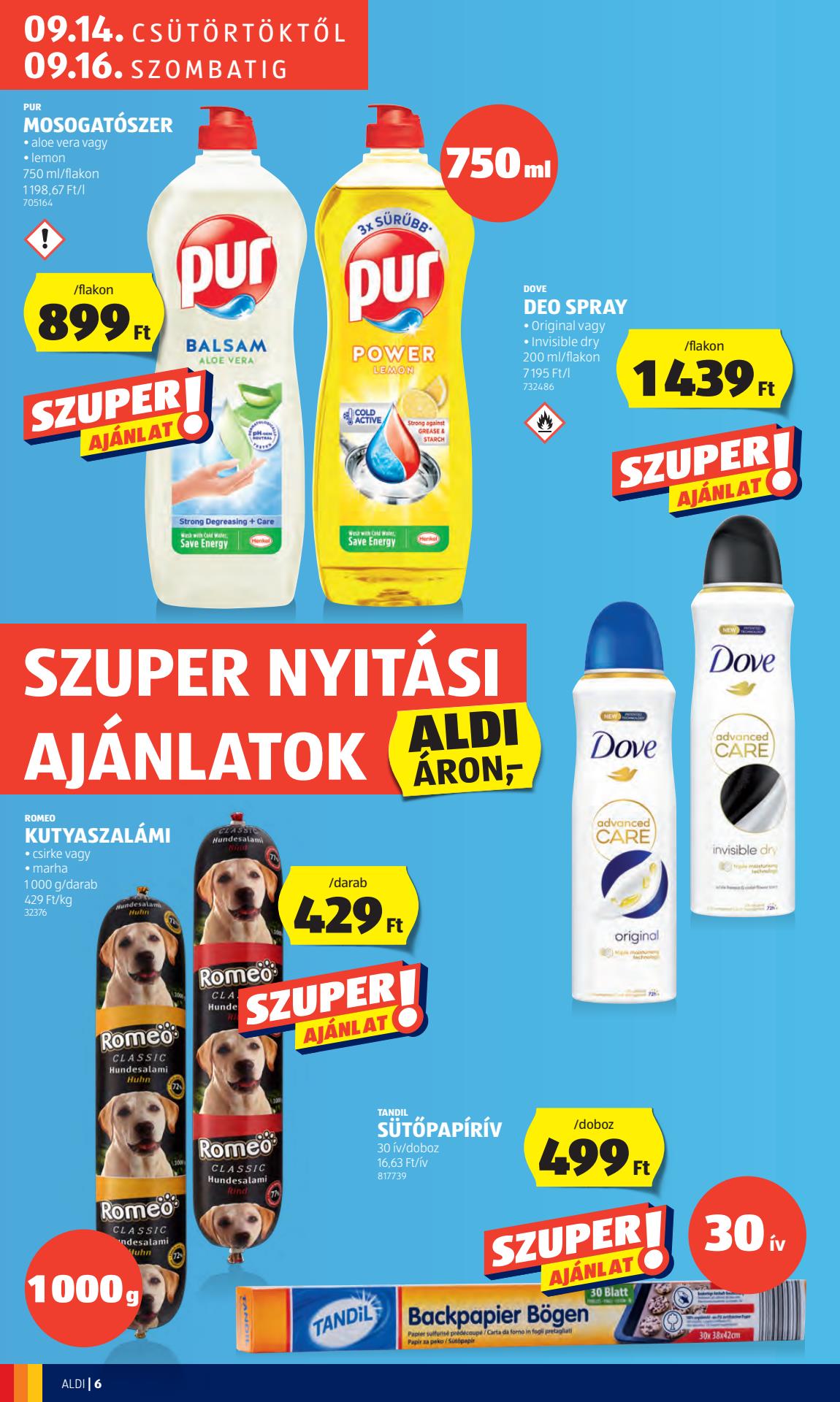 aldi-csizma-utca akciós újság 6 oldal