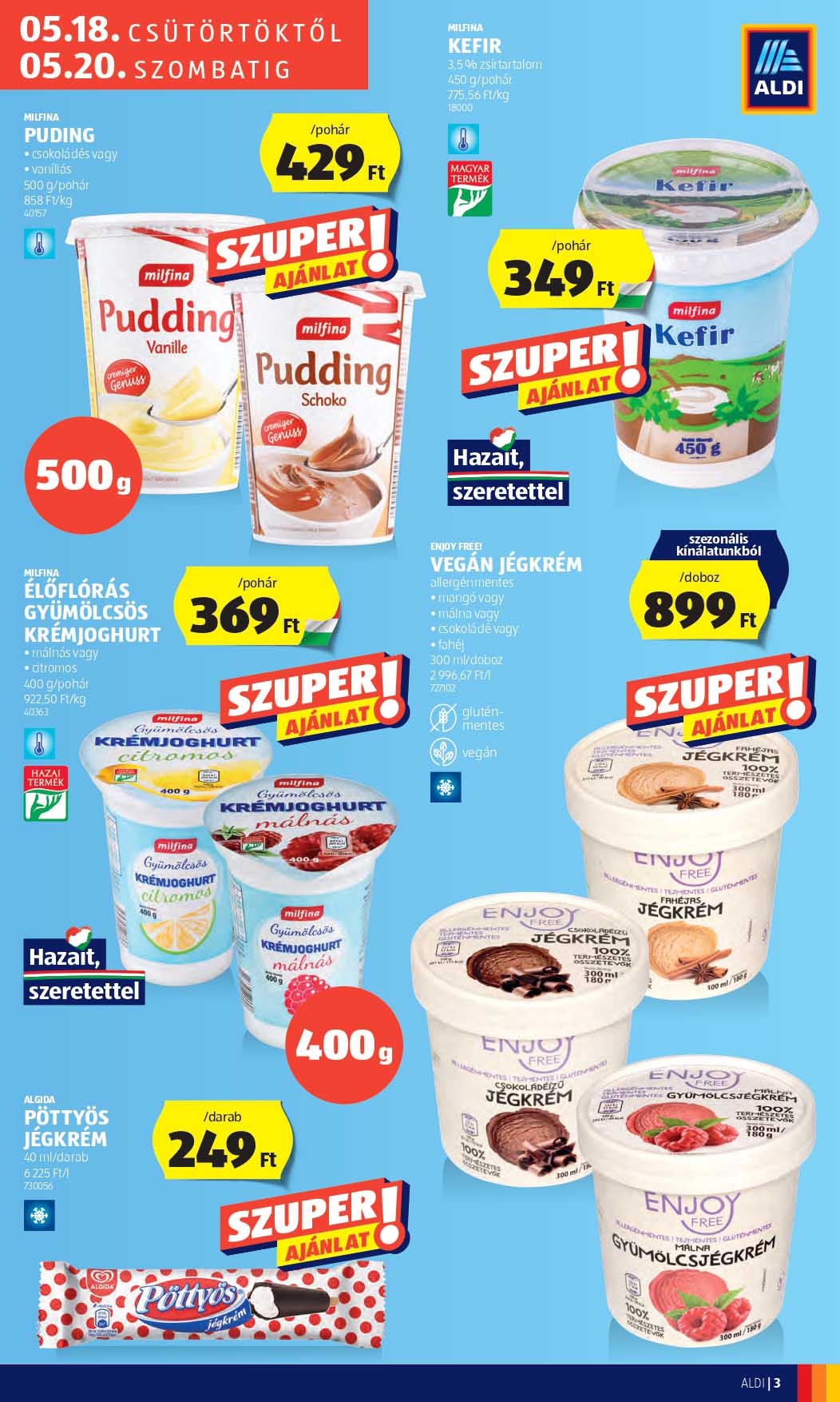 aldi-nagykanizsa akciós újság 3 oldal