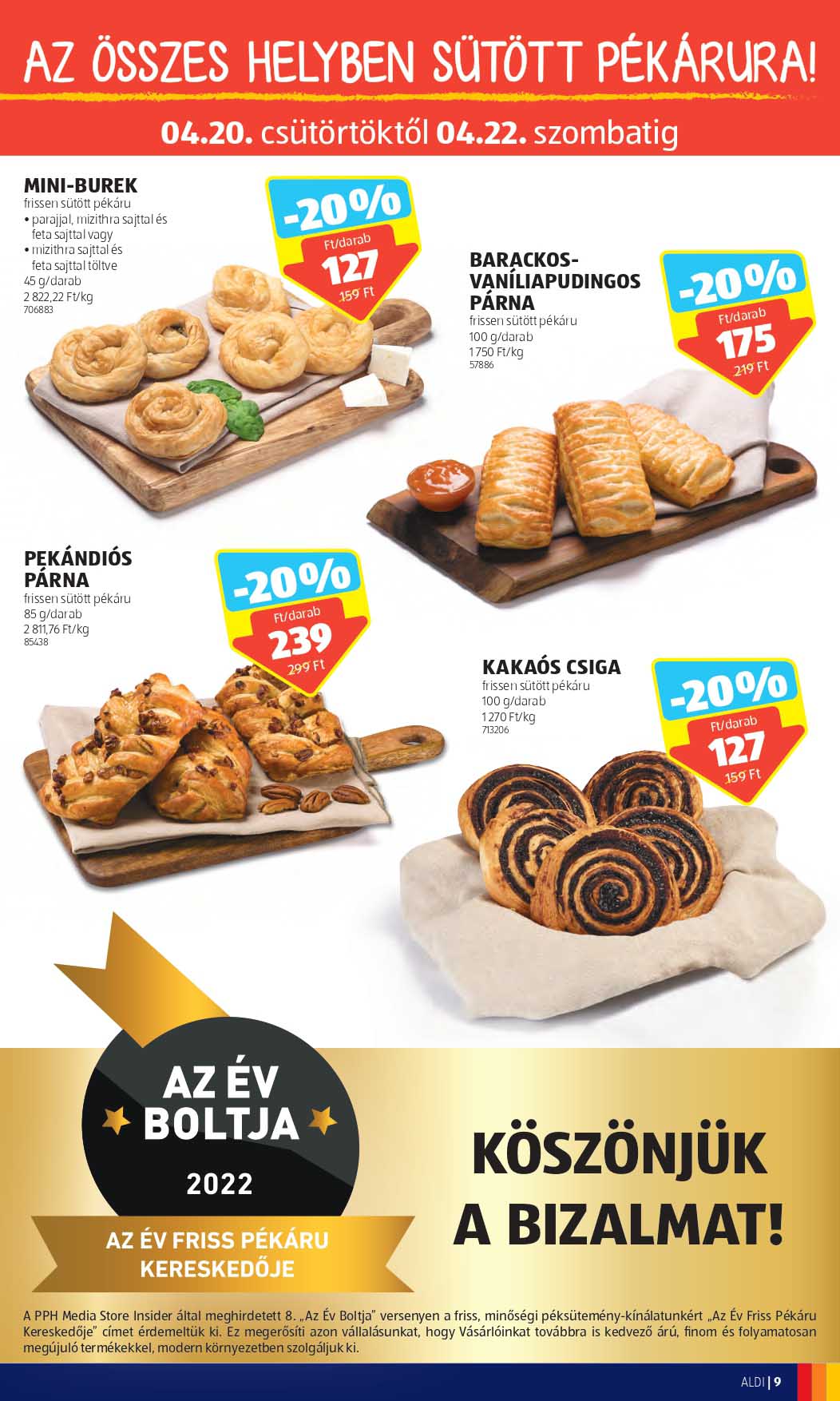 aldi-nyiregyhaza akciós újság 9 oldal