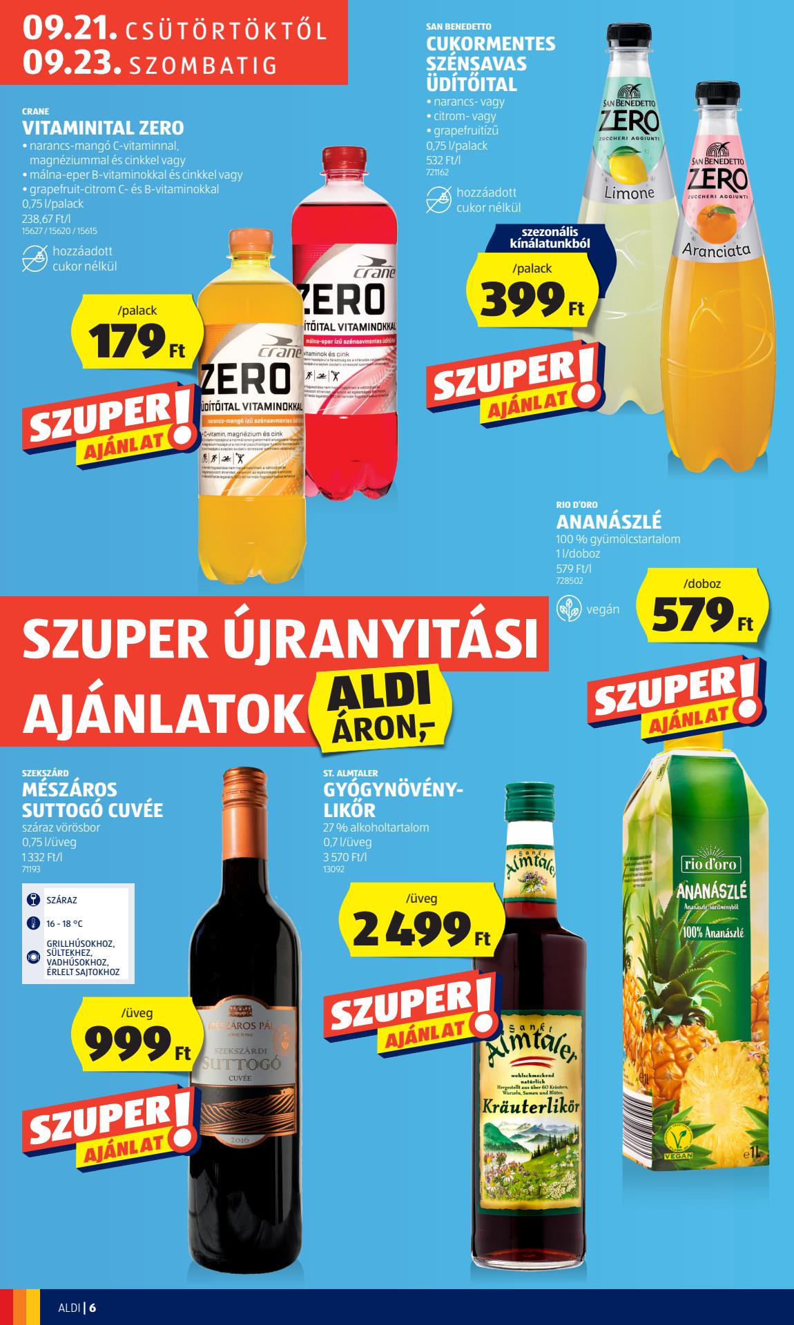 aldi-nyitas akciós újság 6 oldal