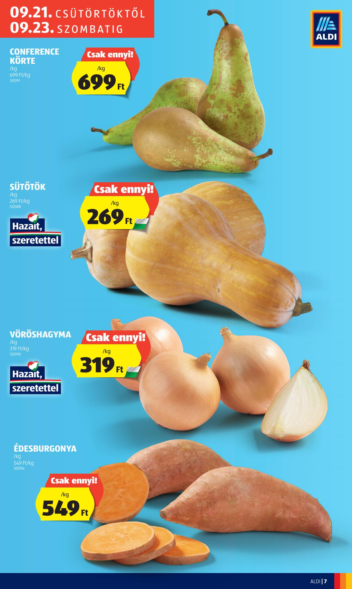 aldi-nyitas akciós újság 7 oldal