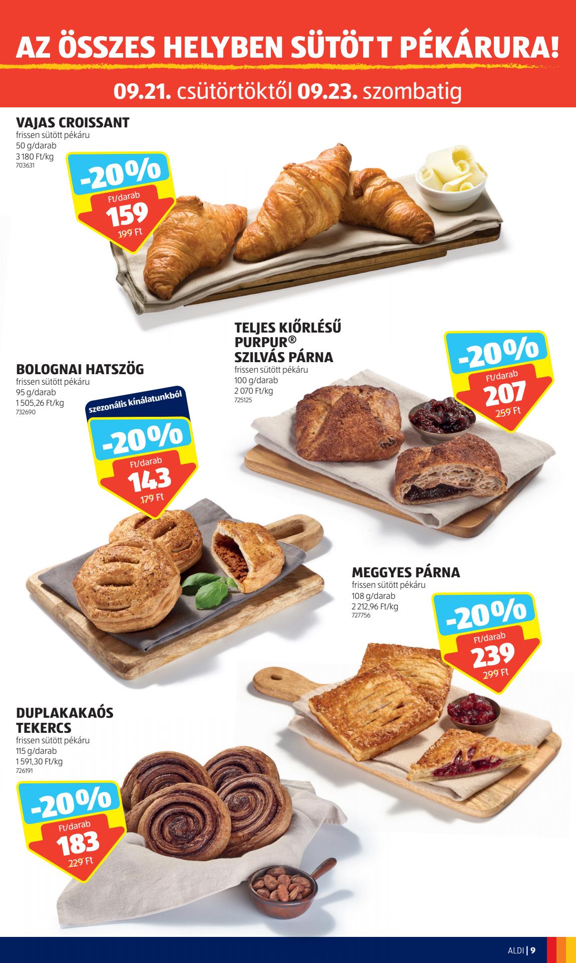 aldi-nyitas akciós újság 9 oldal