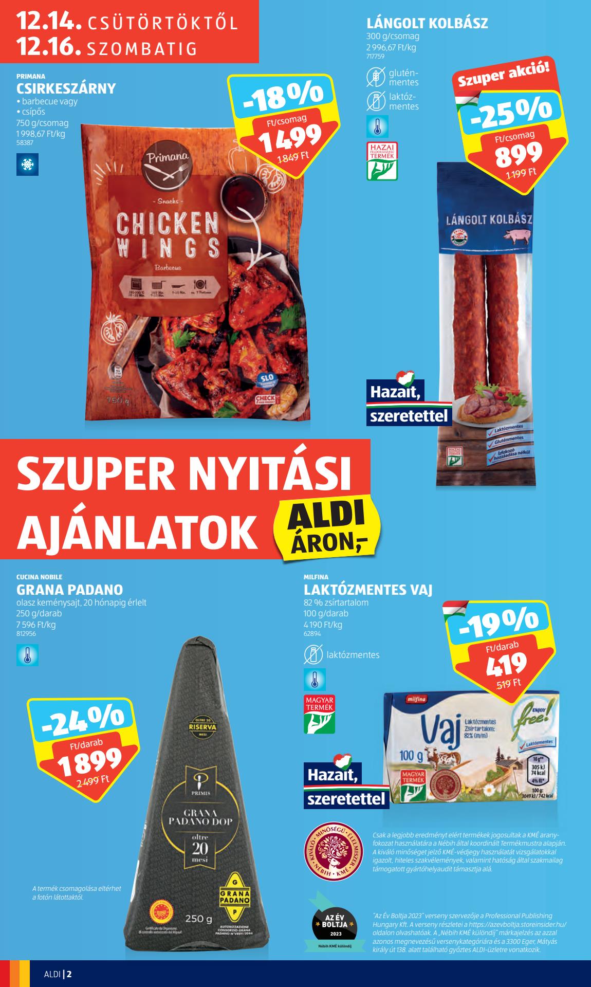 aldi-nyitas-nagykata akciós újság 2 oldal