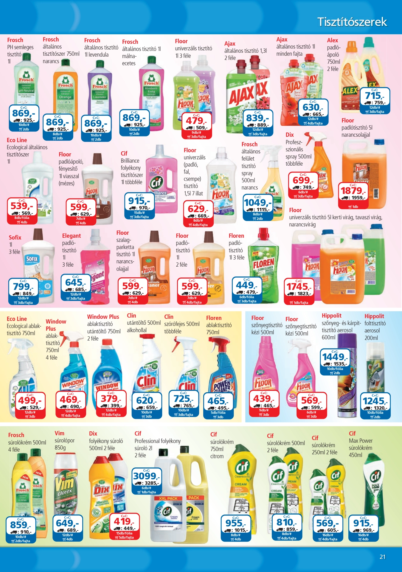 arklub akciós újság 20 oldal