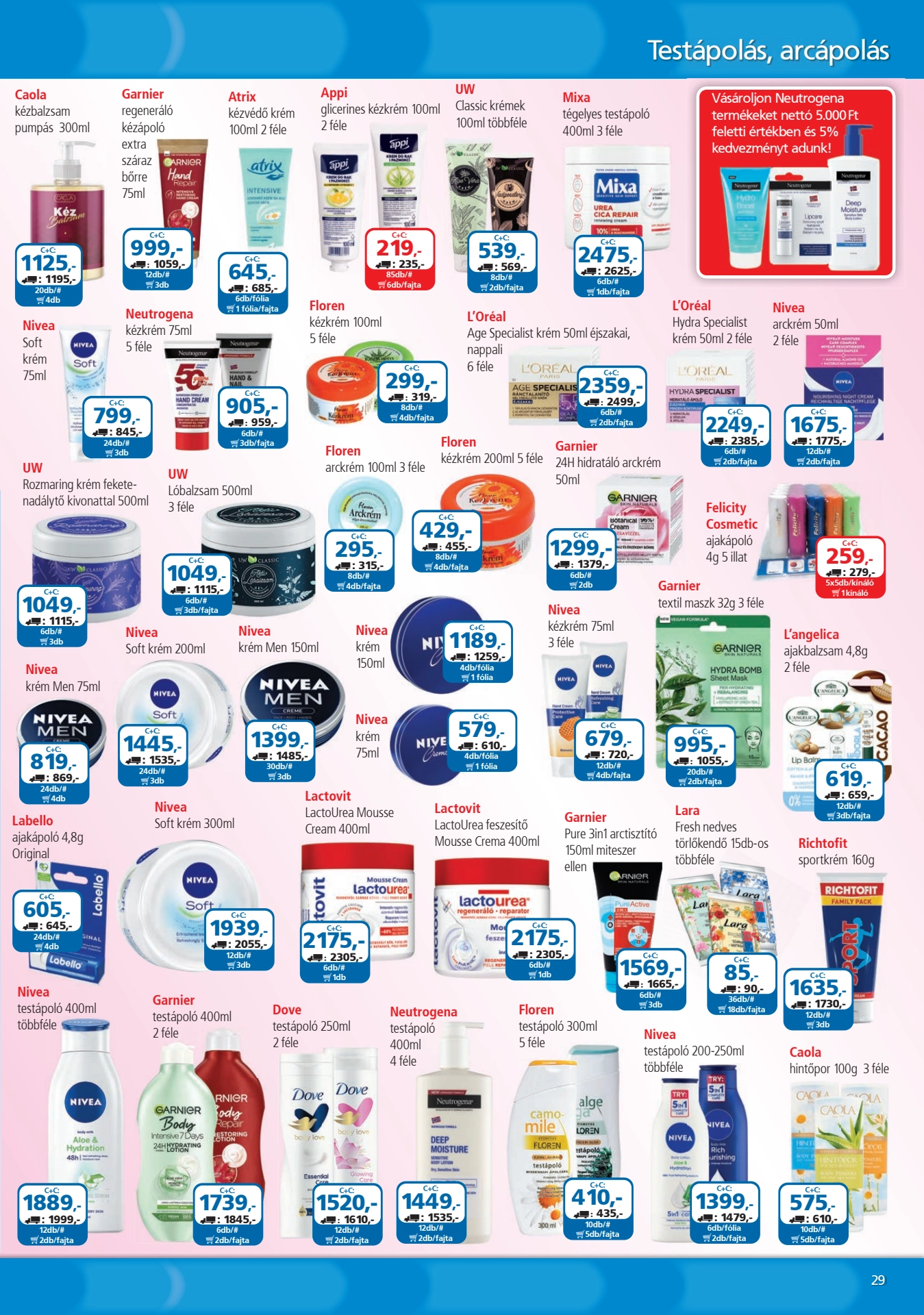 arklub akciós újság 28 oldal