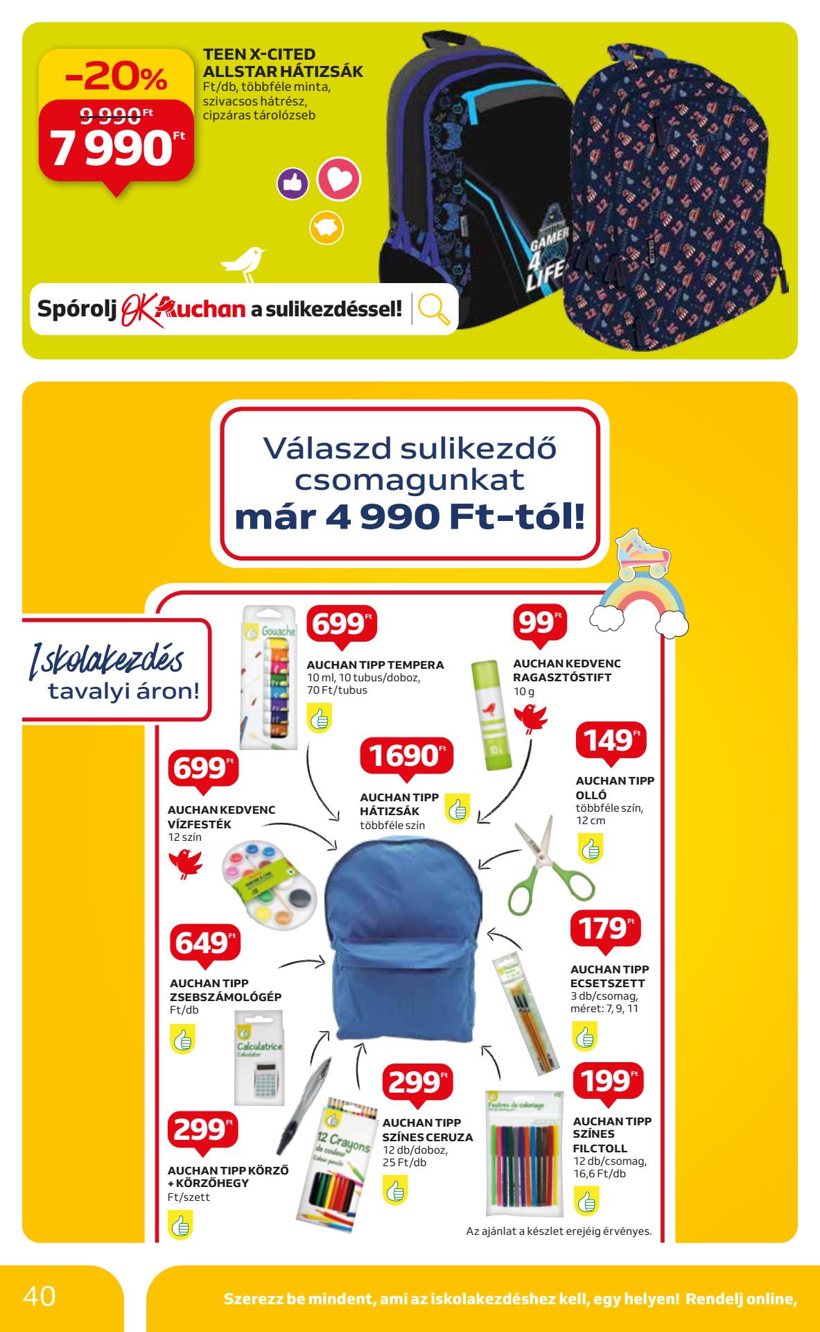 auchan akciós újság 40 oldal