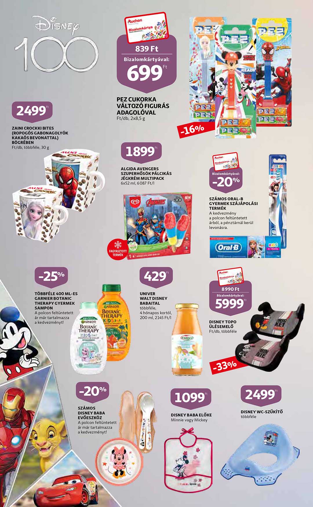 auchan-disney-katalogus akciós újság 2 oldal