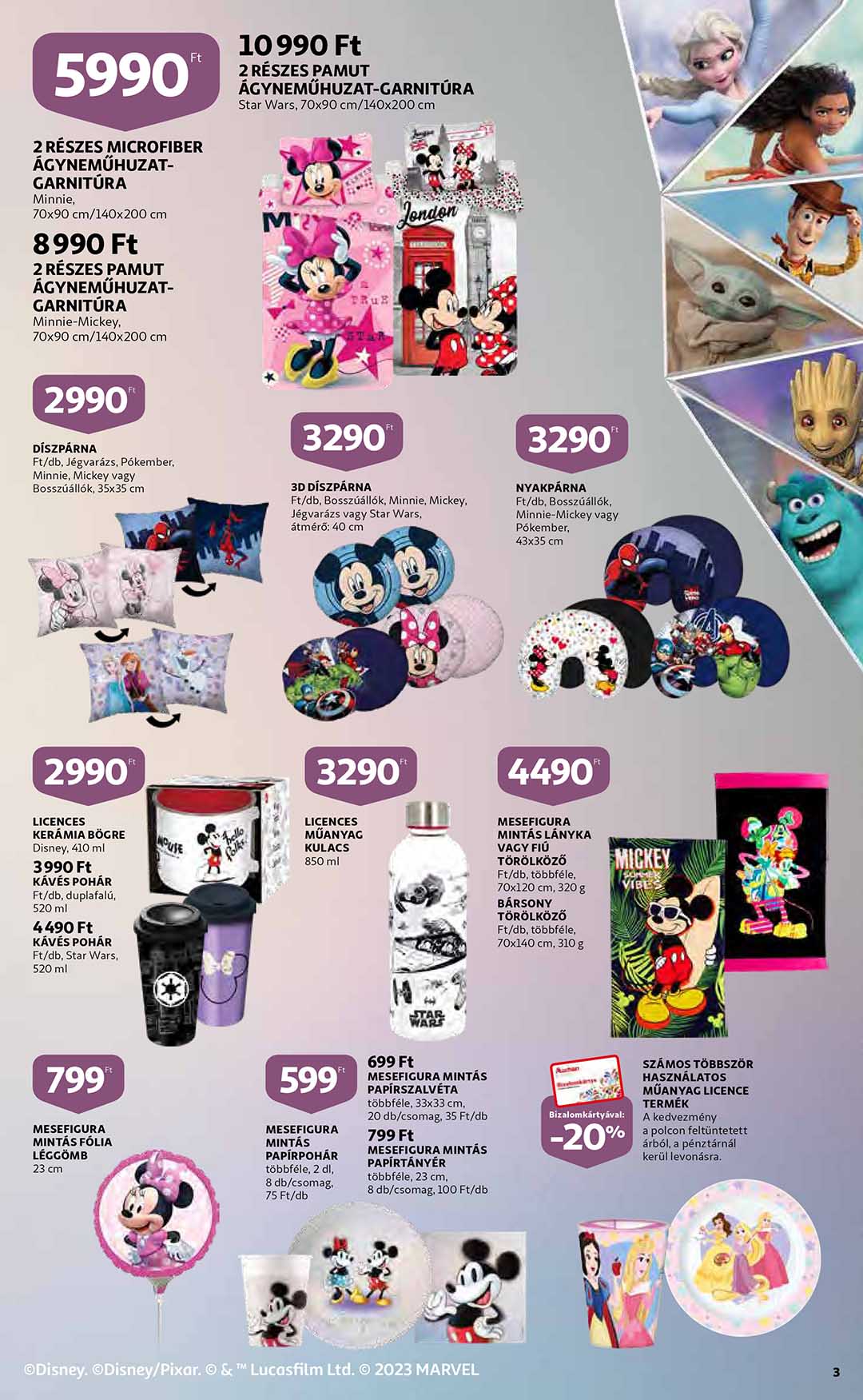 auchan-disney-katalogus akciós újság 3 oldal