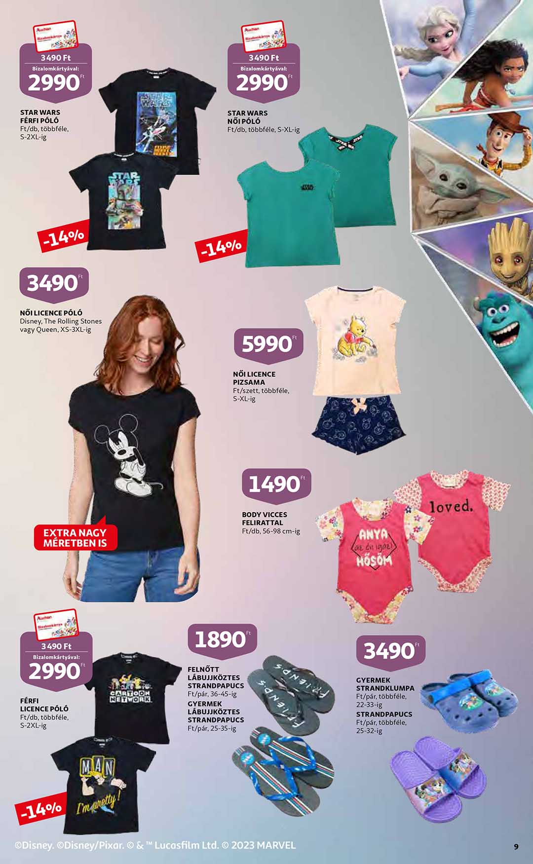 auchan-disney-katalogus akciós újság 9 oldal