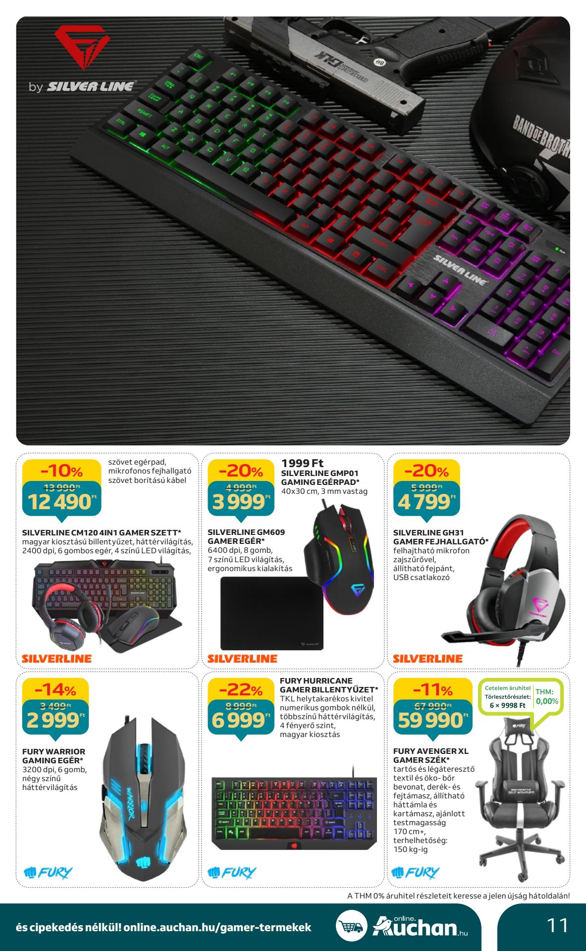 auchan-hipermarket-gamer akciós újság 11 oldal