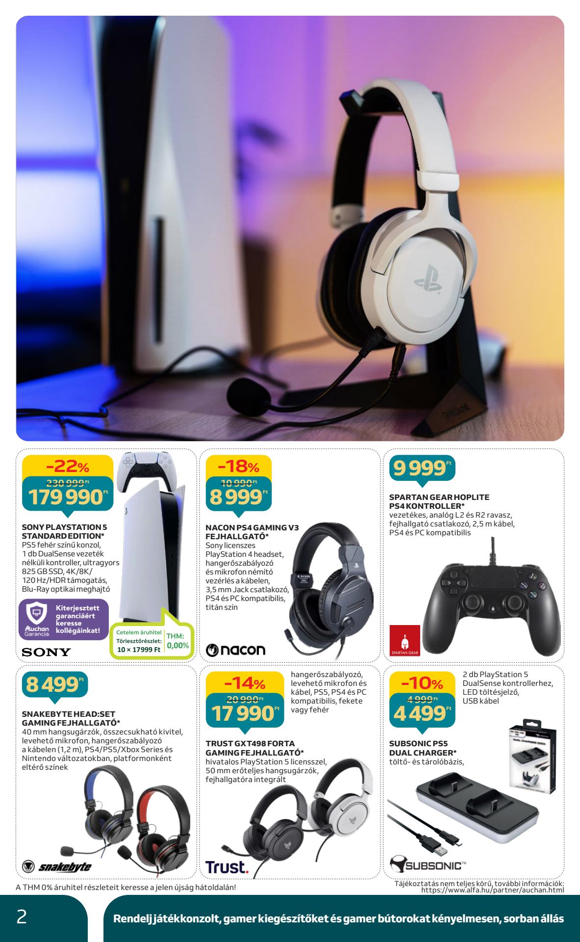 auchan-hipermarket-gamer akciós újság 2 oldal