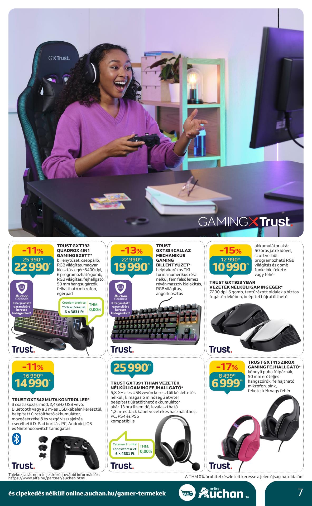 auchan-hipermarket-gamer akciós újság 7 oldal