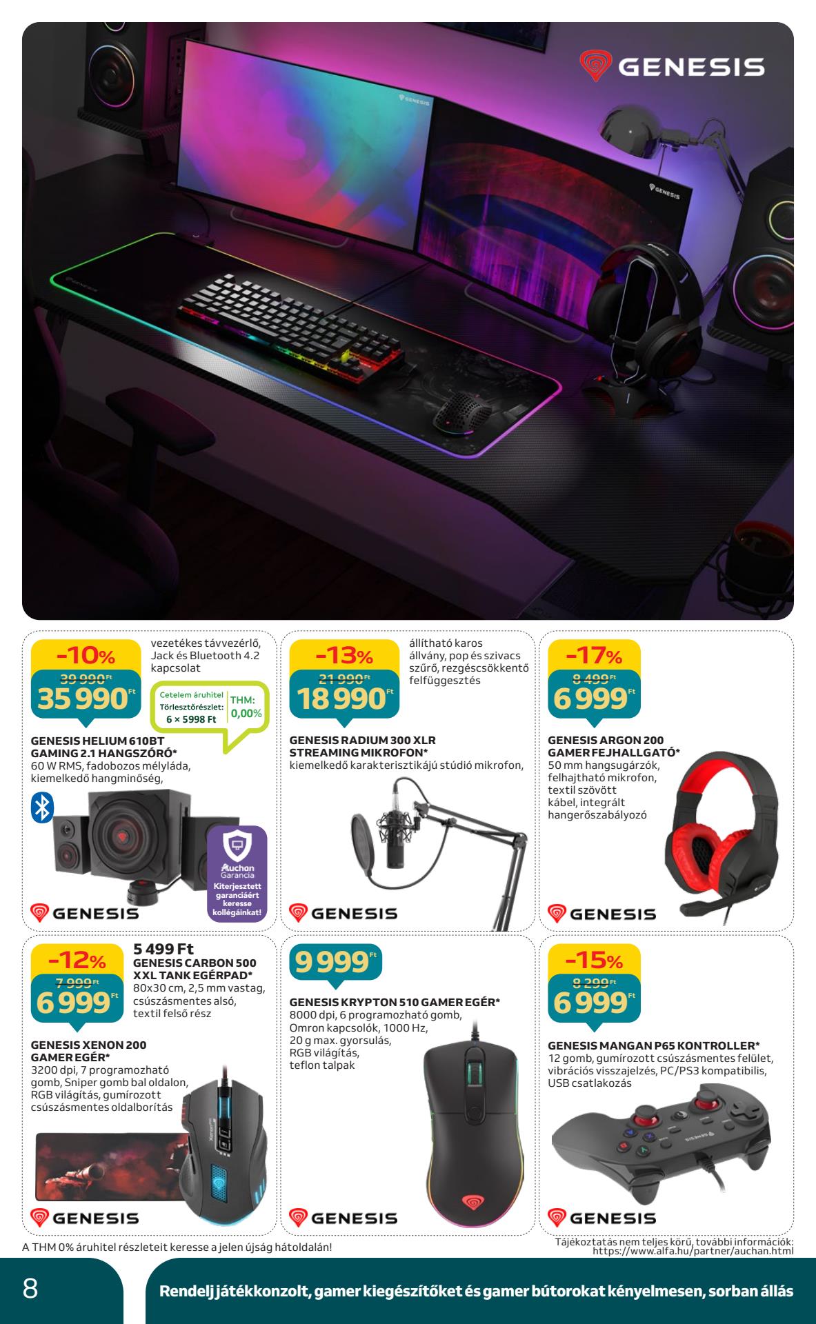 auchan-hipermarket-gamer akciós újság 8 oldal