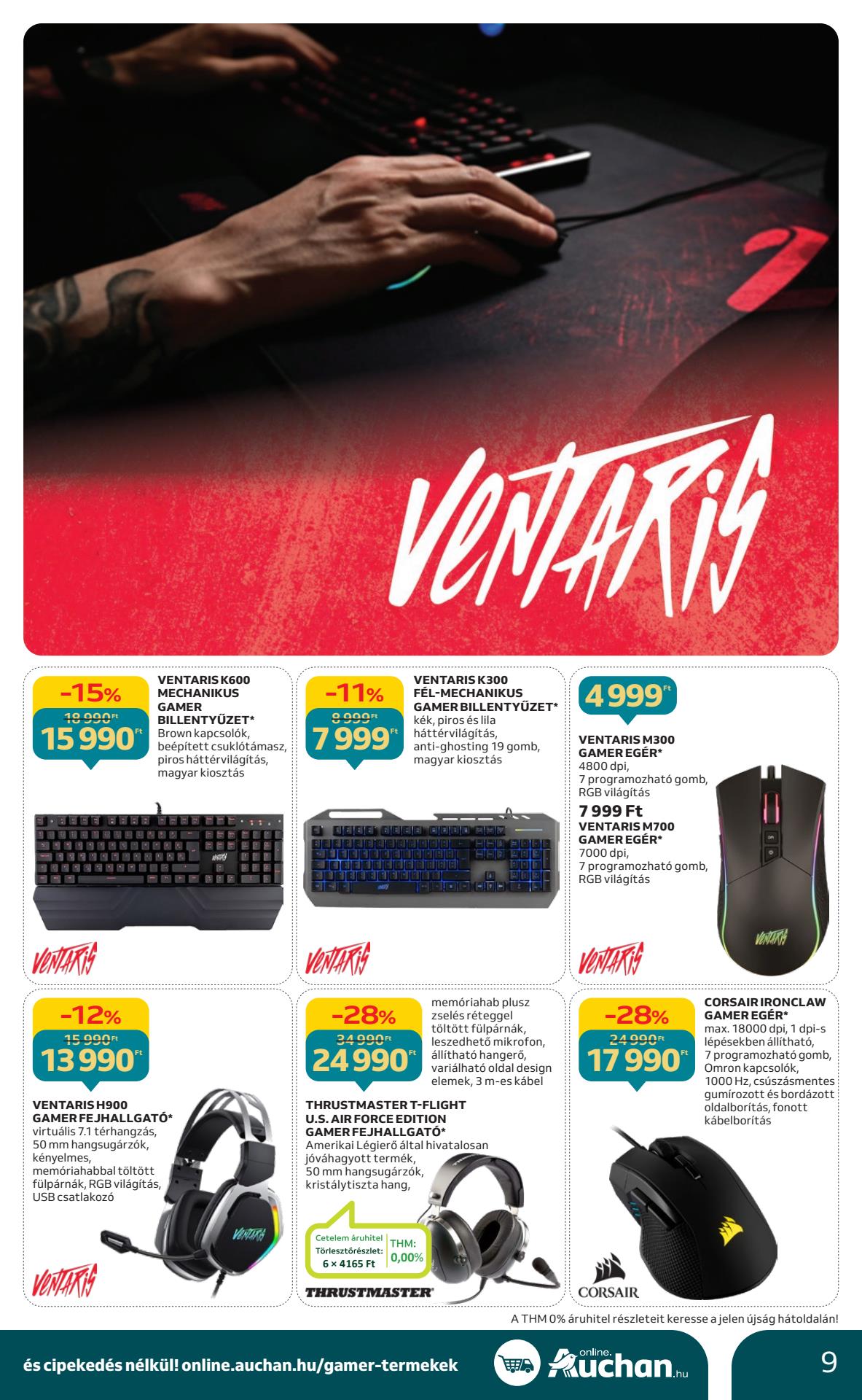 auchan-hipermarket-gamer akciós újság 9 oldal