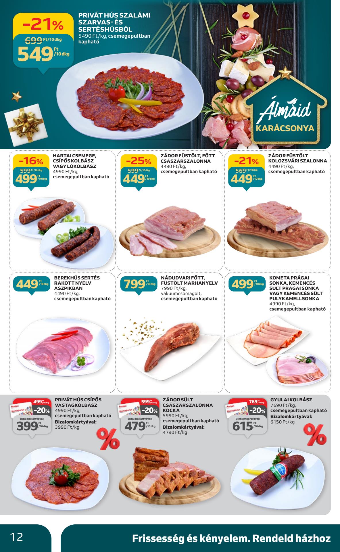 auchan-hipermarket-gasztro akciós újság 12 oldal