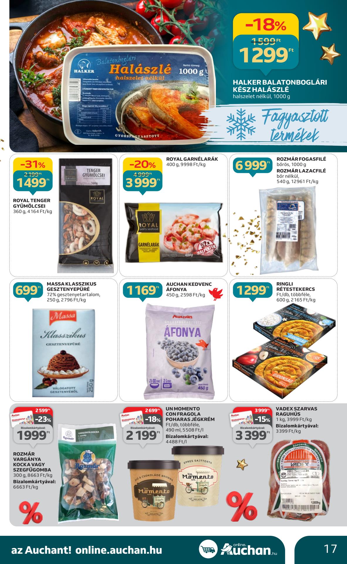 auchan-hipermarket-gasztro akciós újság 17 oldal