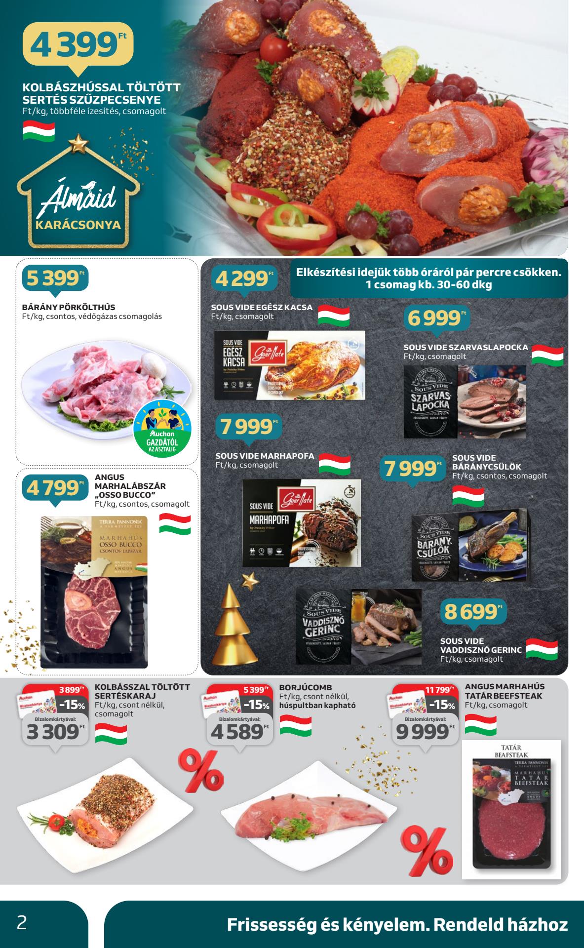 auchan-hipermarket-gasztro akciós újság 2 oldal