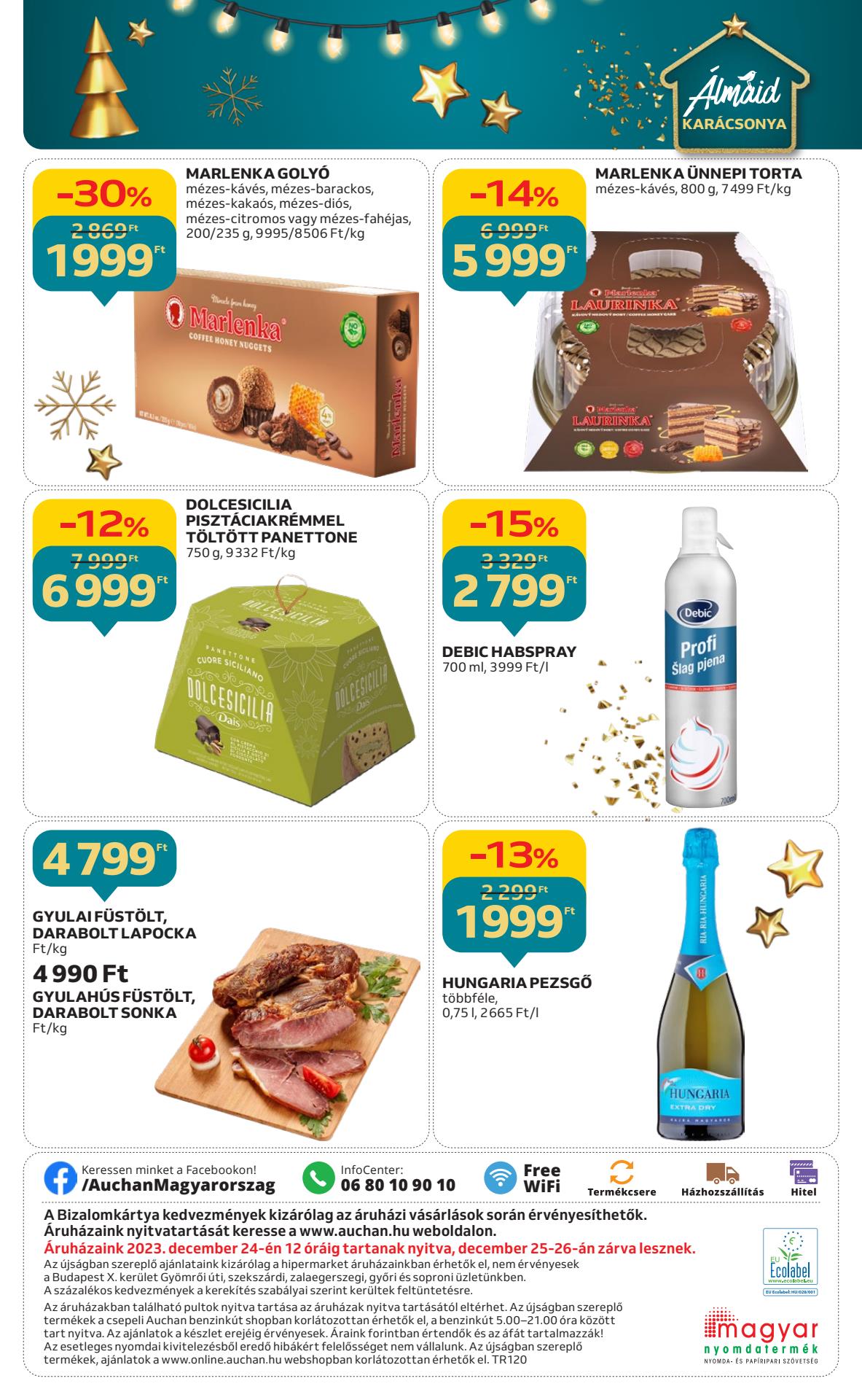 auchan-hipermarket-gasztro akciós újság 28 oldal