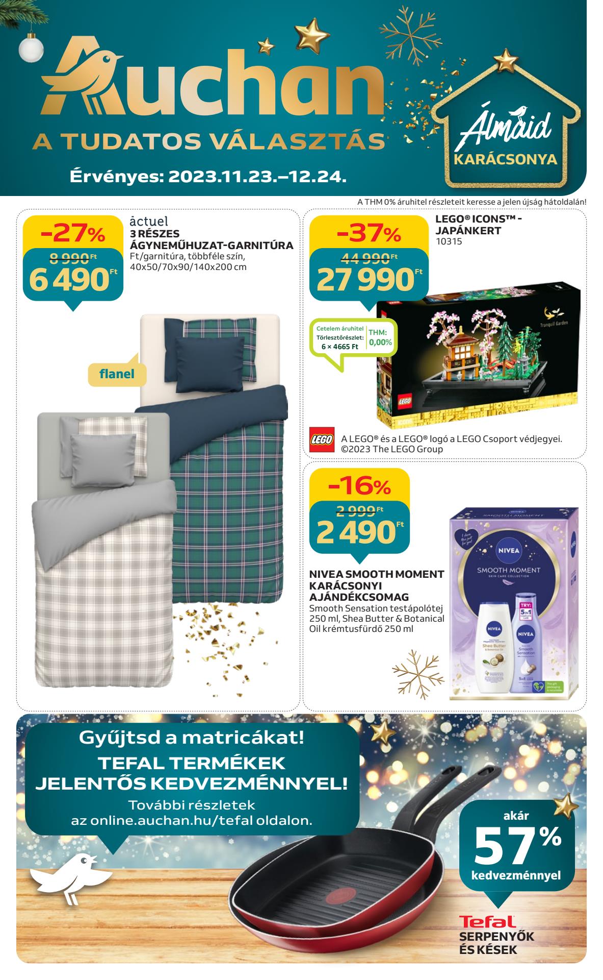 auchan-hipermarket-karacsonyi akciós újság 1 oldal