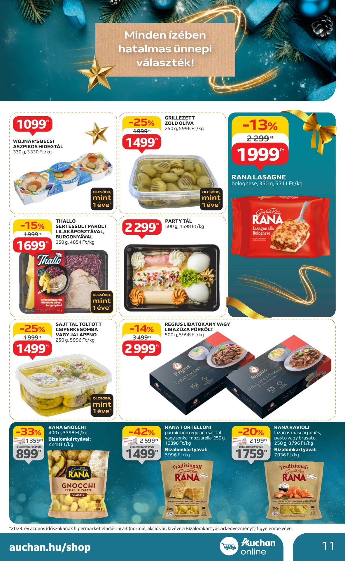 auchan-hipermarket-karacsonyi akciós újság 11 oldal