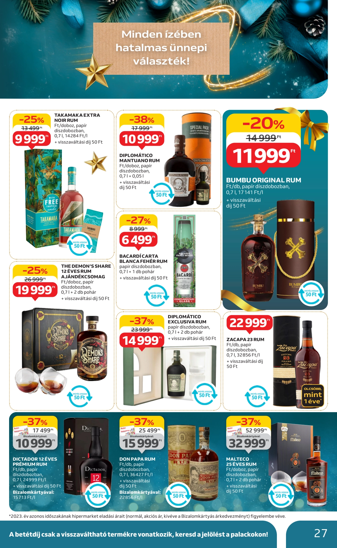 auchan-hipermarket-karacsonyi akciós újság 27 oldal