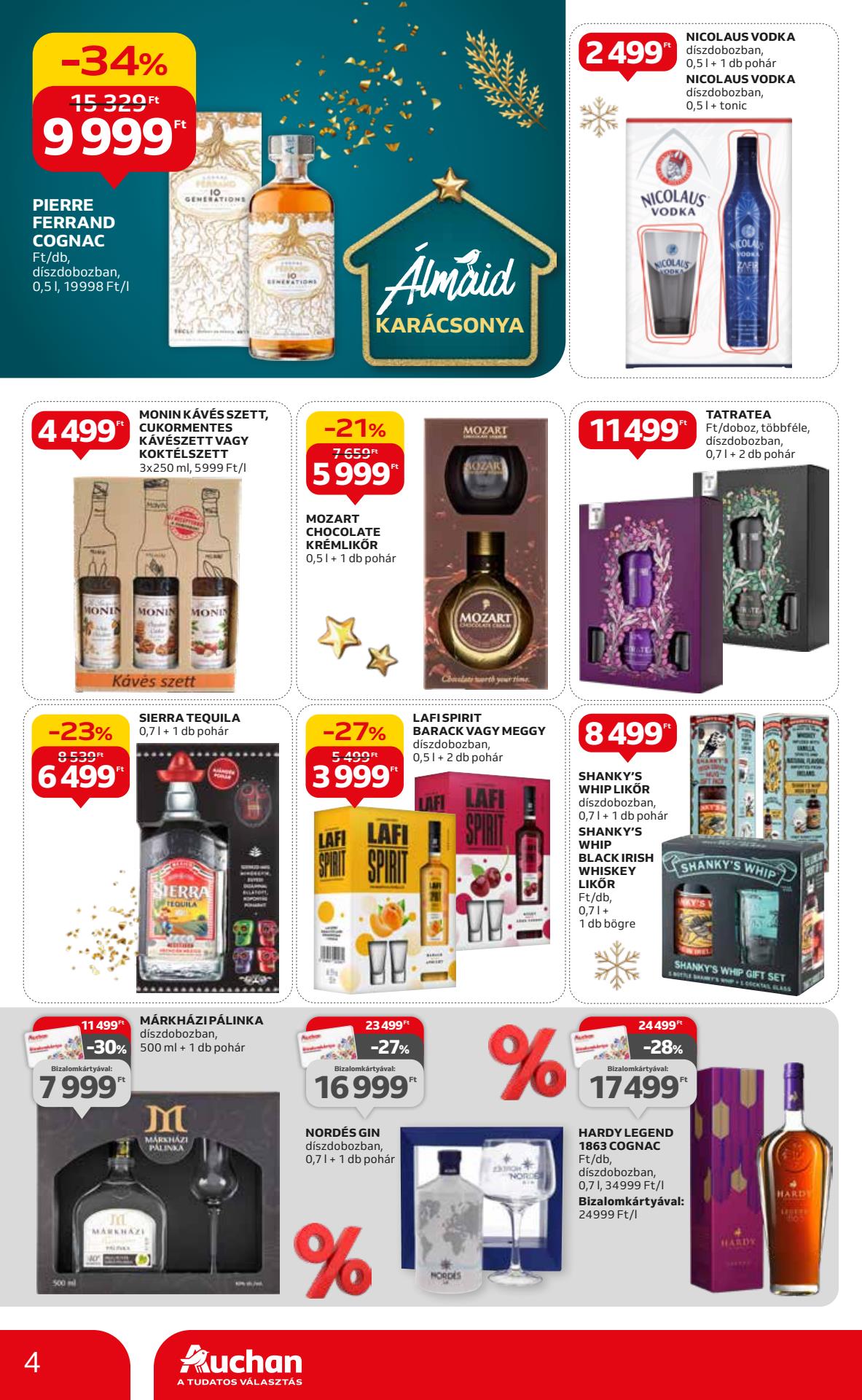 auchan-hipermarket-karacsonyi-italcsomag akciós újság 4 oldal