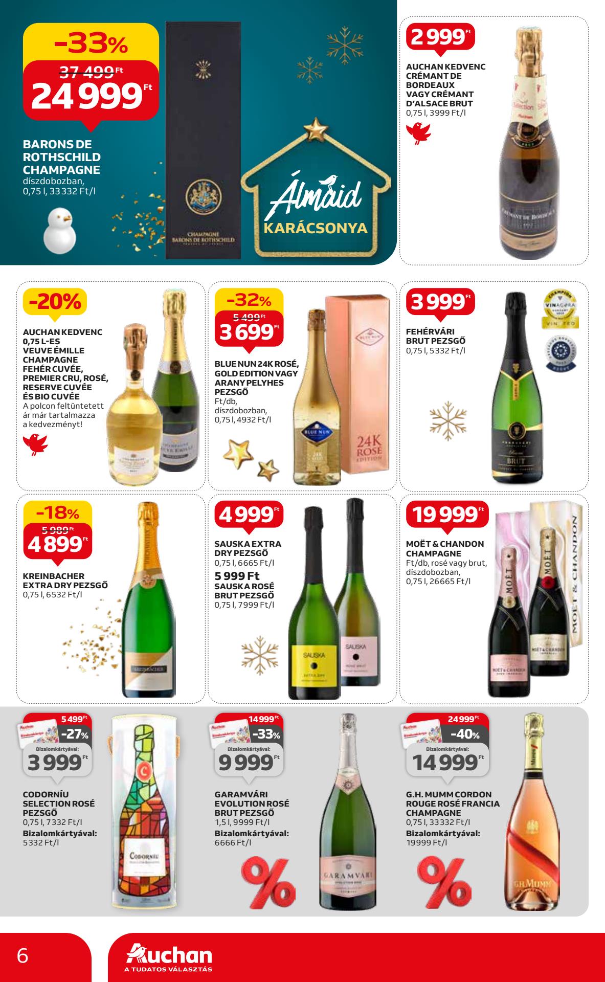 auchan-hipermarket-karacsonyi-italcsomag akciós újság 6 oldal