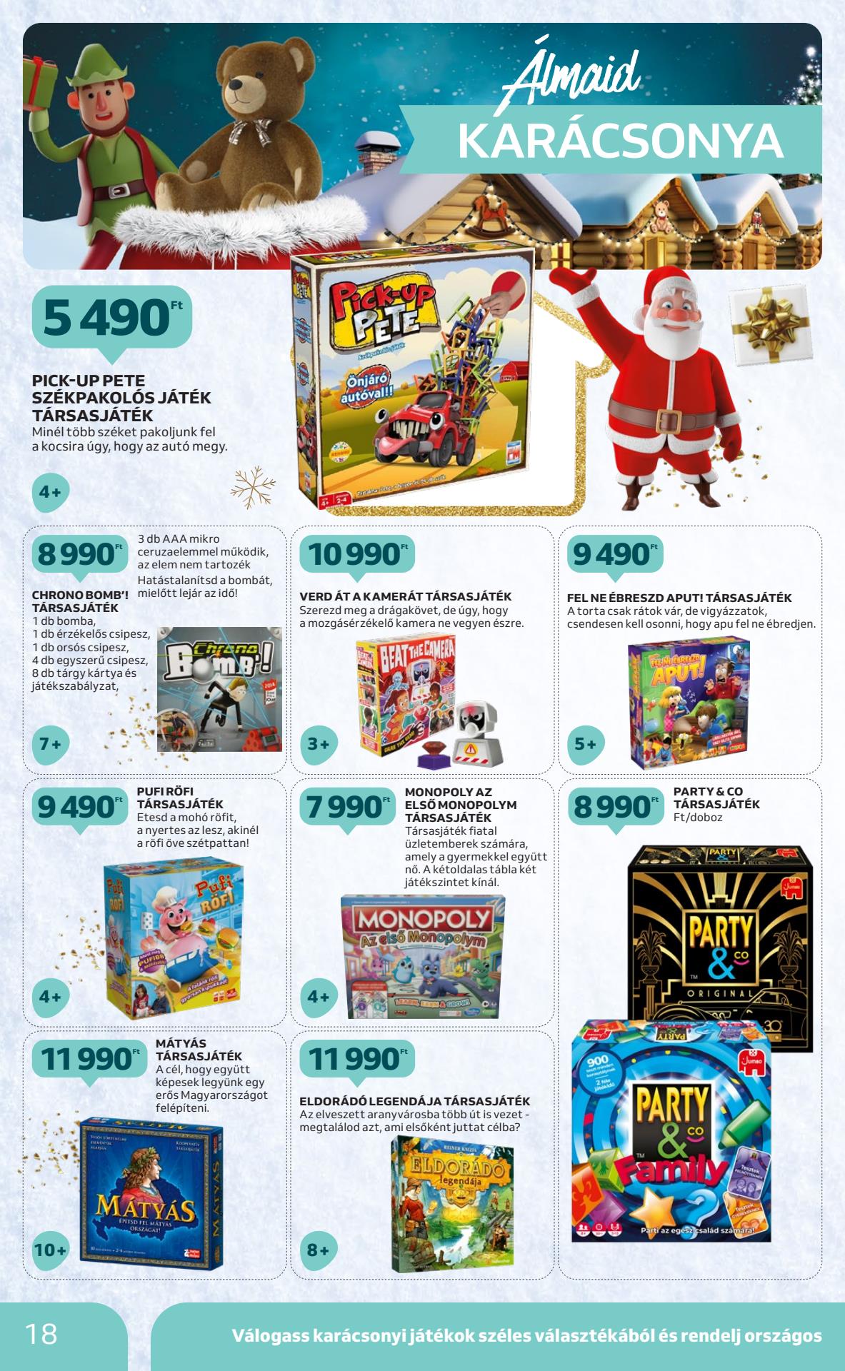 auchan-hipermarket-karacsonyi-jatek akciós újság 18 oldal