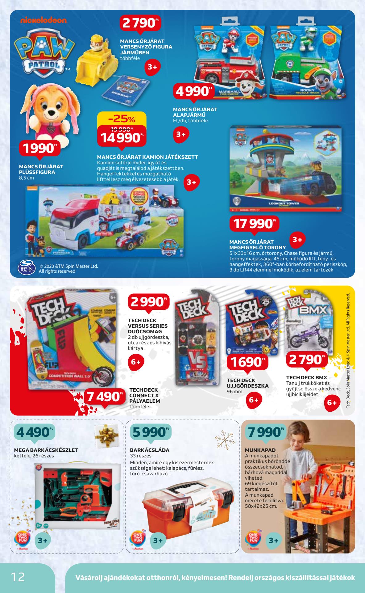 auchan-hipermarket-karacsonyi-jatekok akciós újság 12 oldal