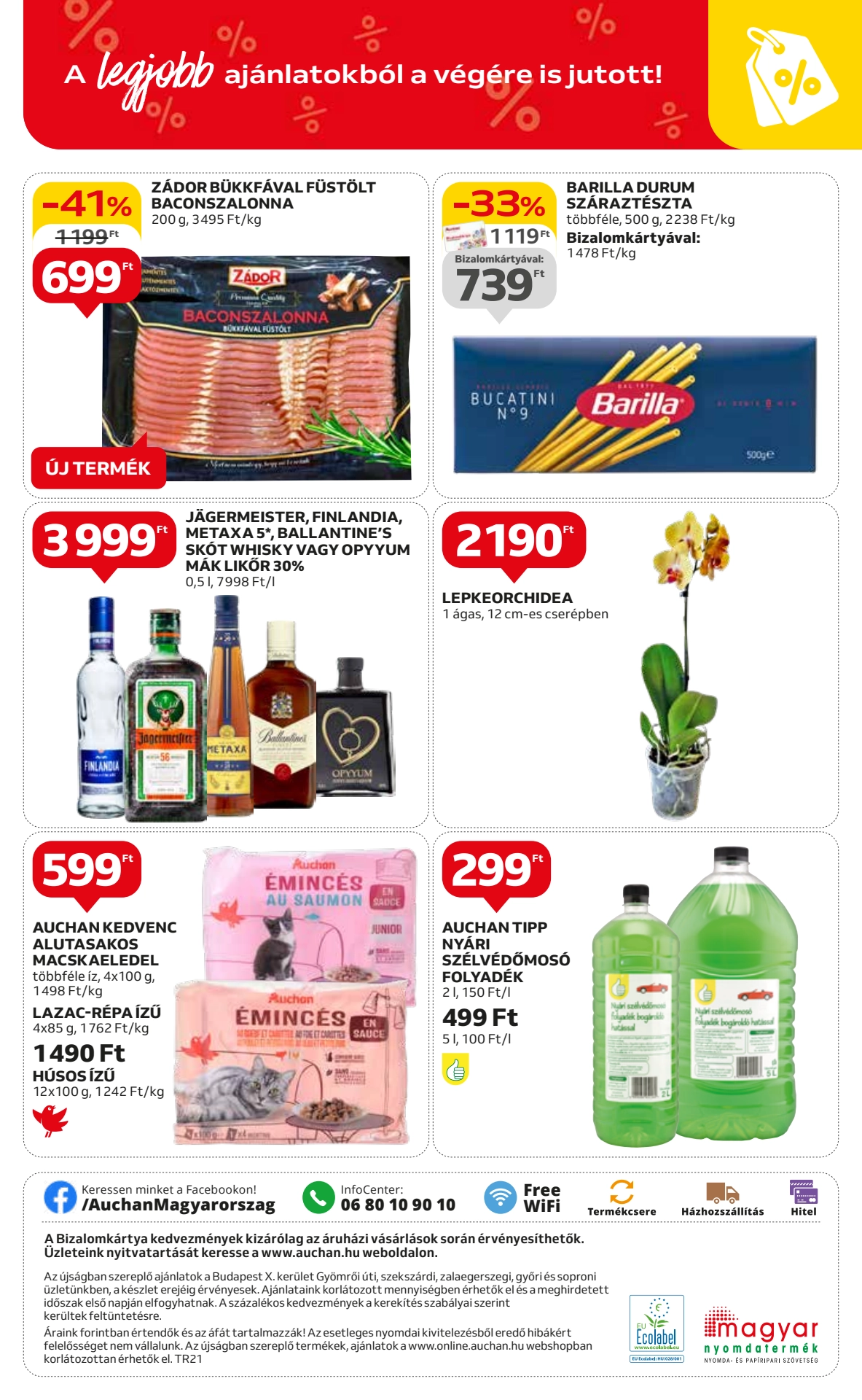 auchan-szupermarket akciós újság 12 oldal