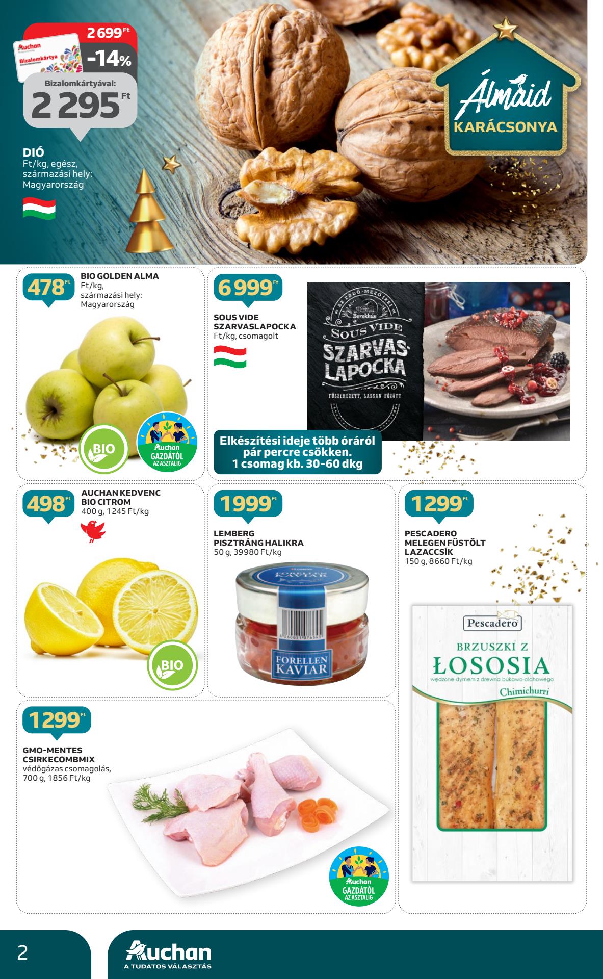 auchan-szupermarket-gasztro akciós újság 1 oldal
