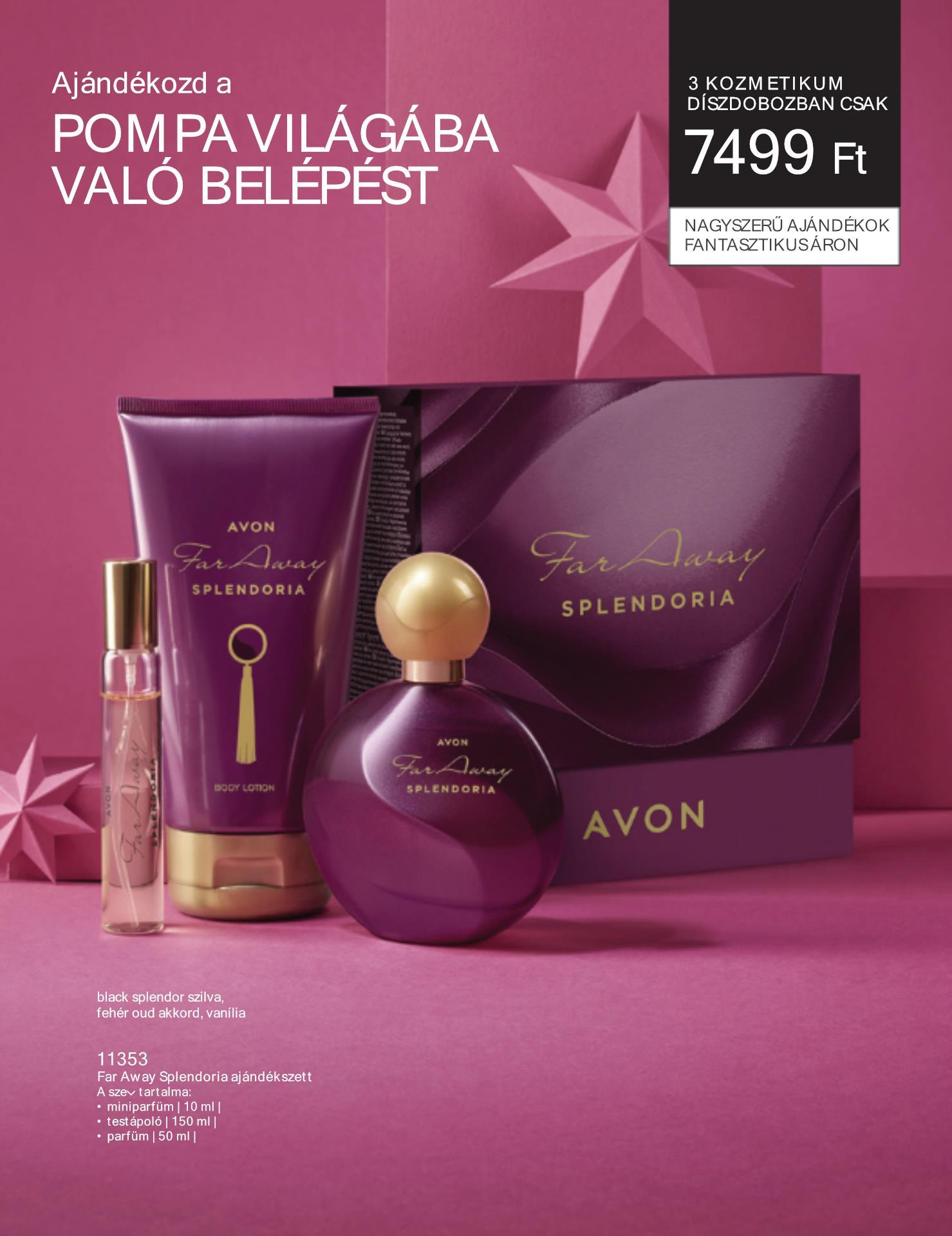 avon-ajandekszettek akciós újság 17 oldal