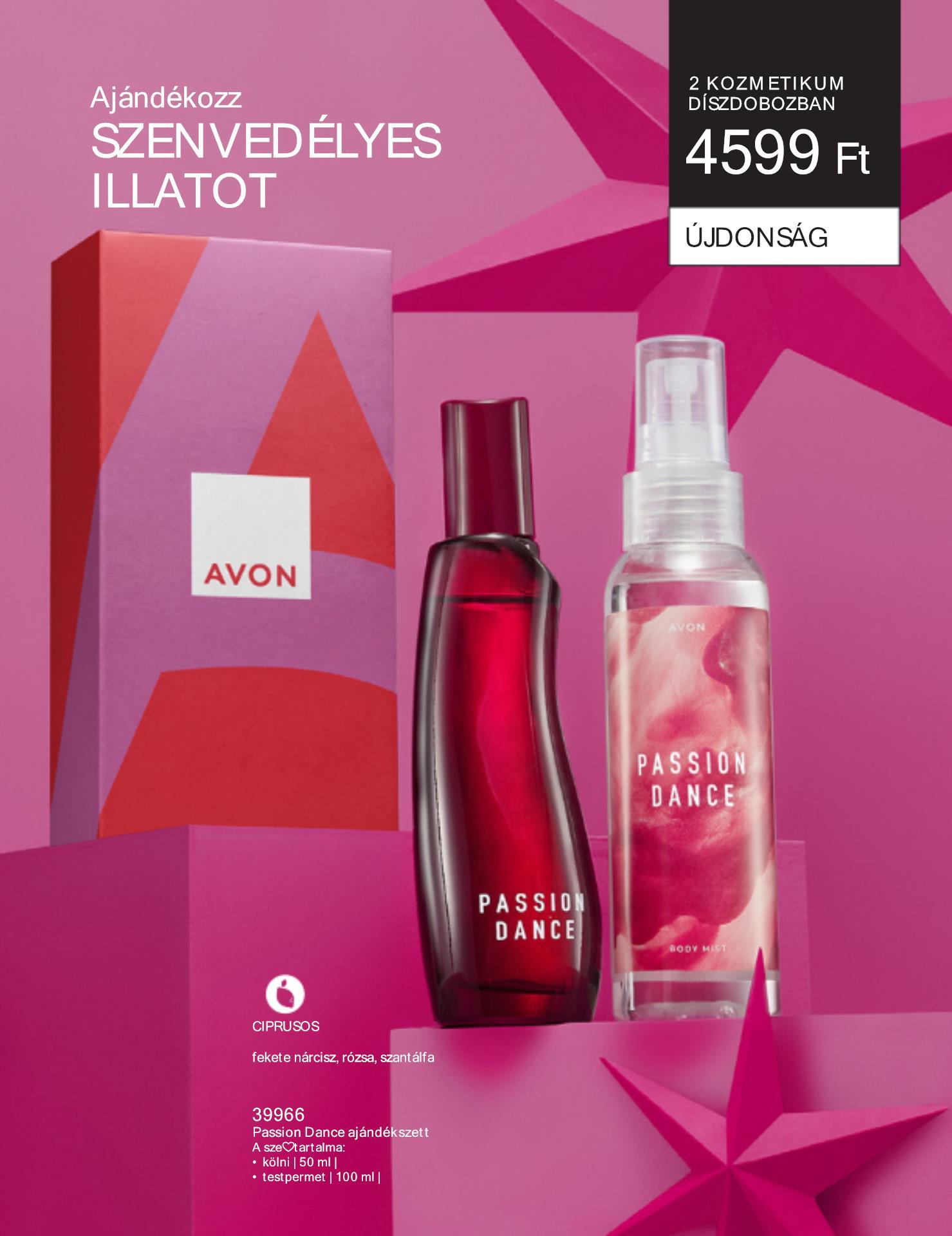 avon-ajandekszettek akciós újság 26 oldal