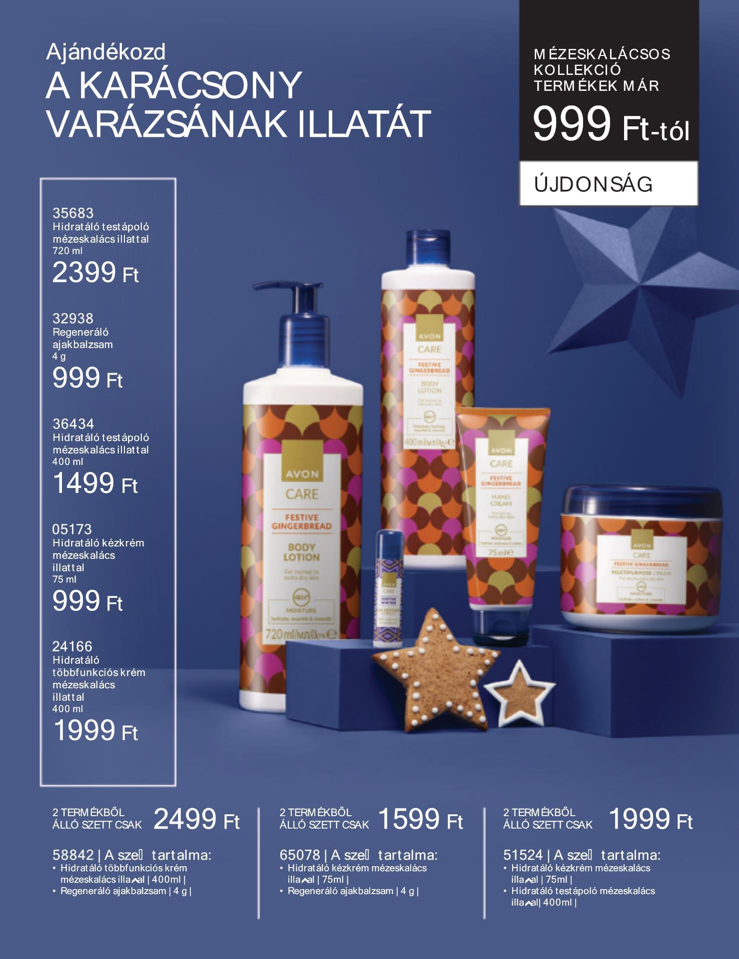 avon-ajandekszettek akciós újság 48 oldal