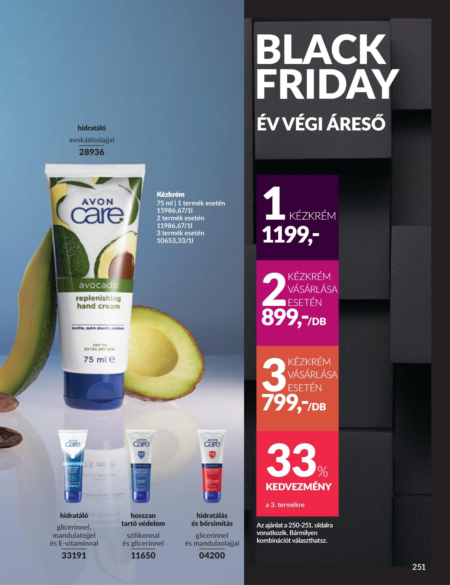 avon-black-friday akciós újság 15 oldal