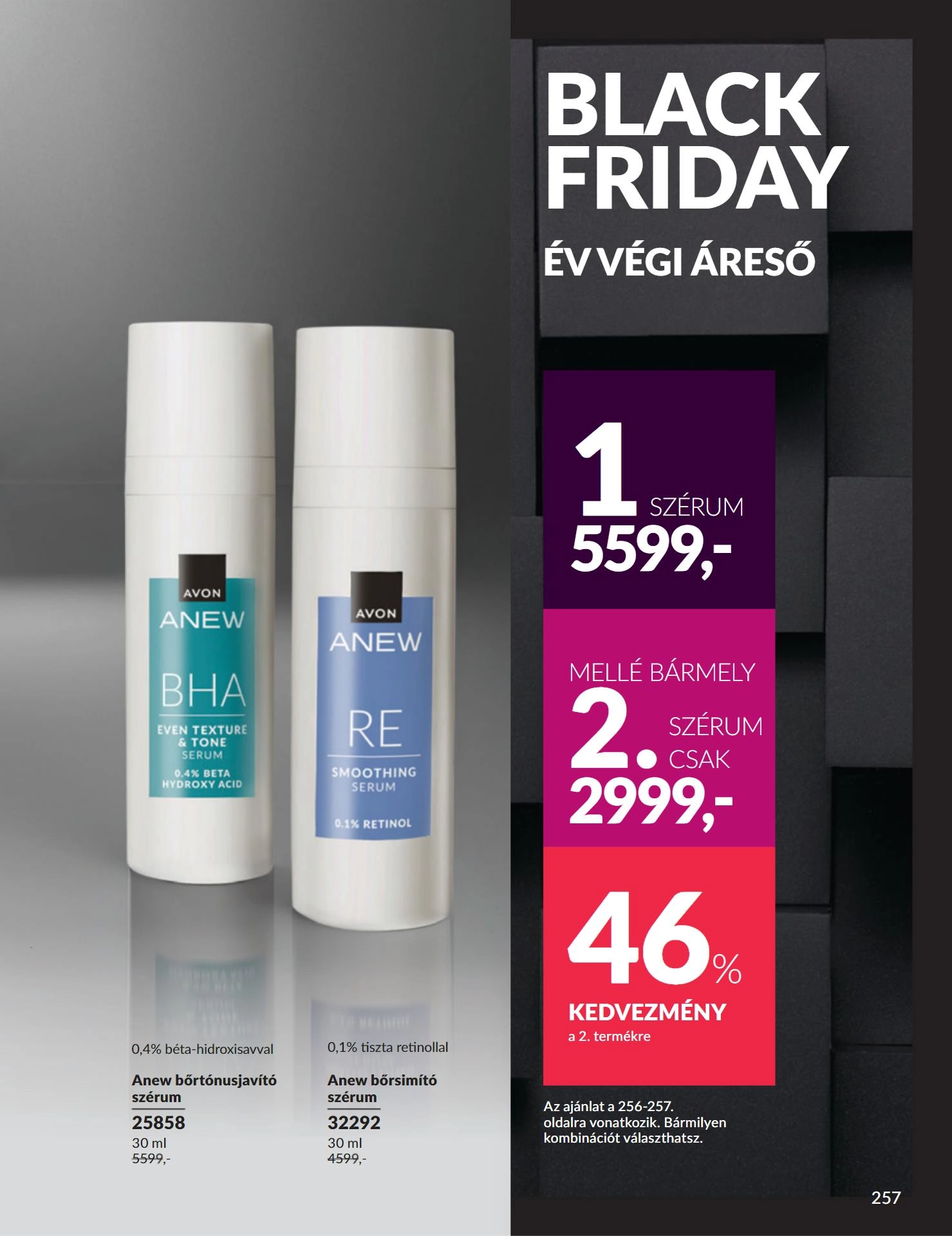 avon-black-friday akciós újság 21 oldal