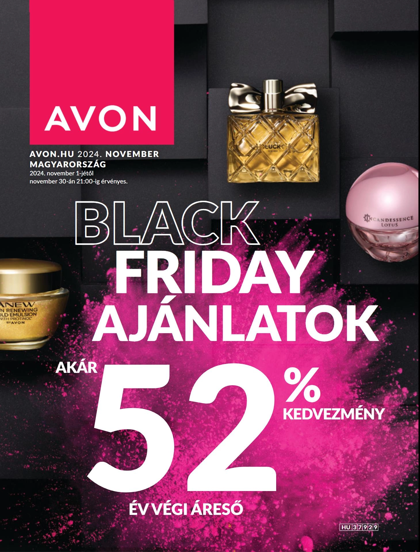 avon-black-friday akciós újság 36 oldal