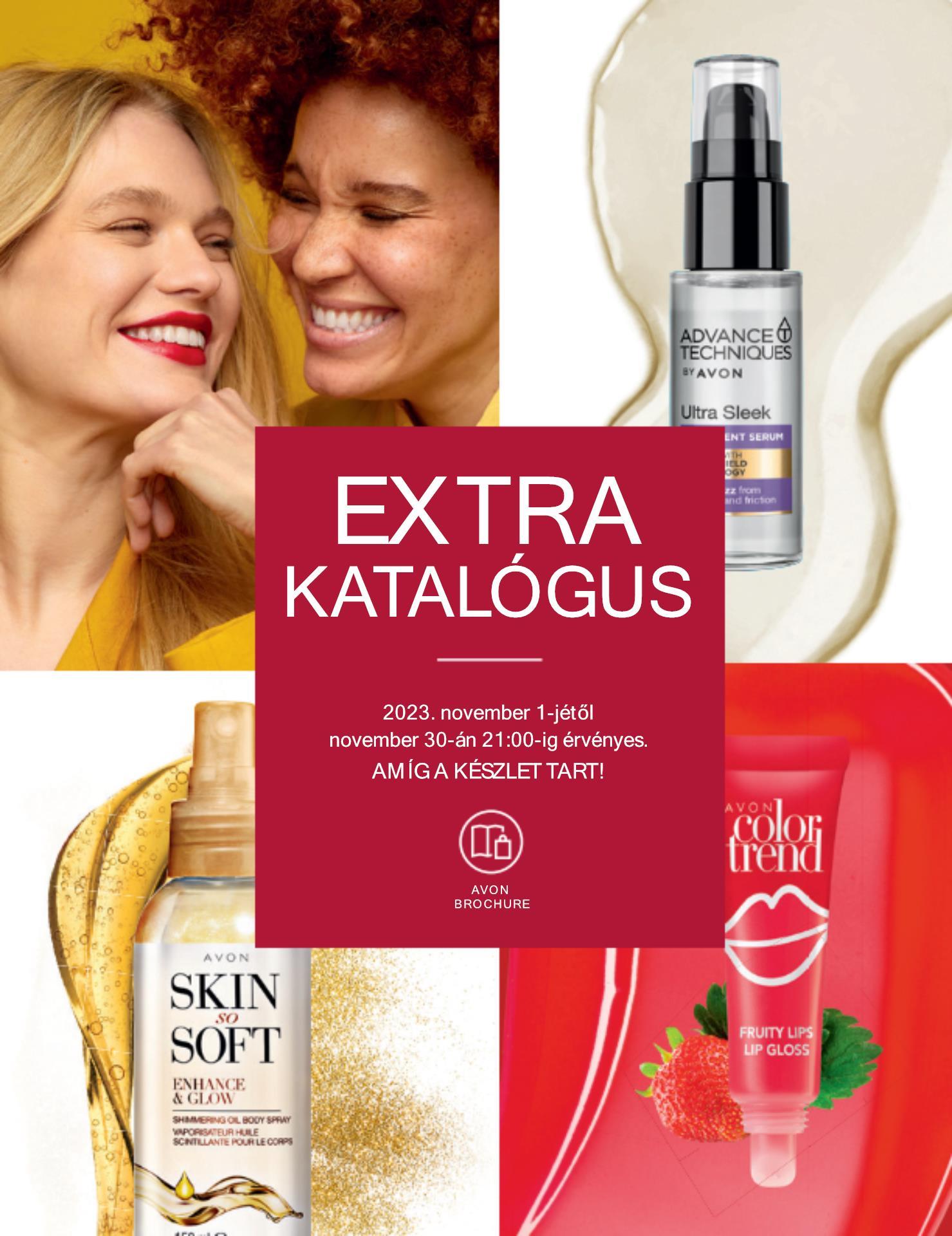 avon-extra akciós újság 1 oldal