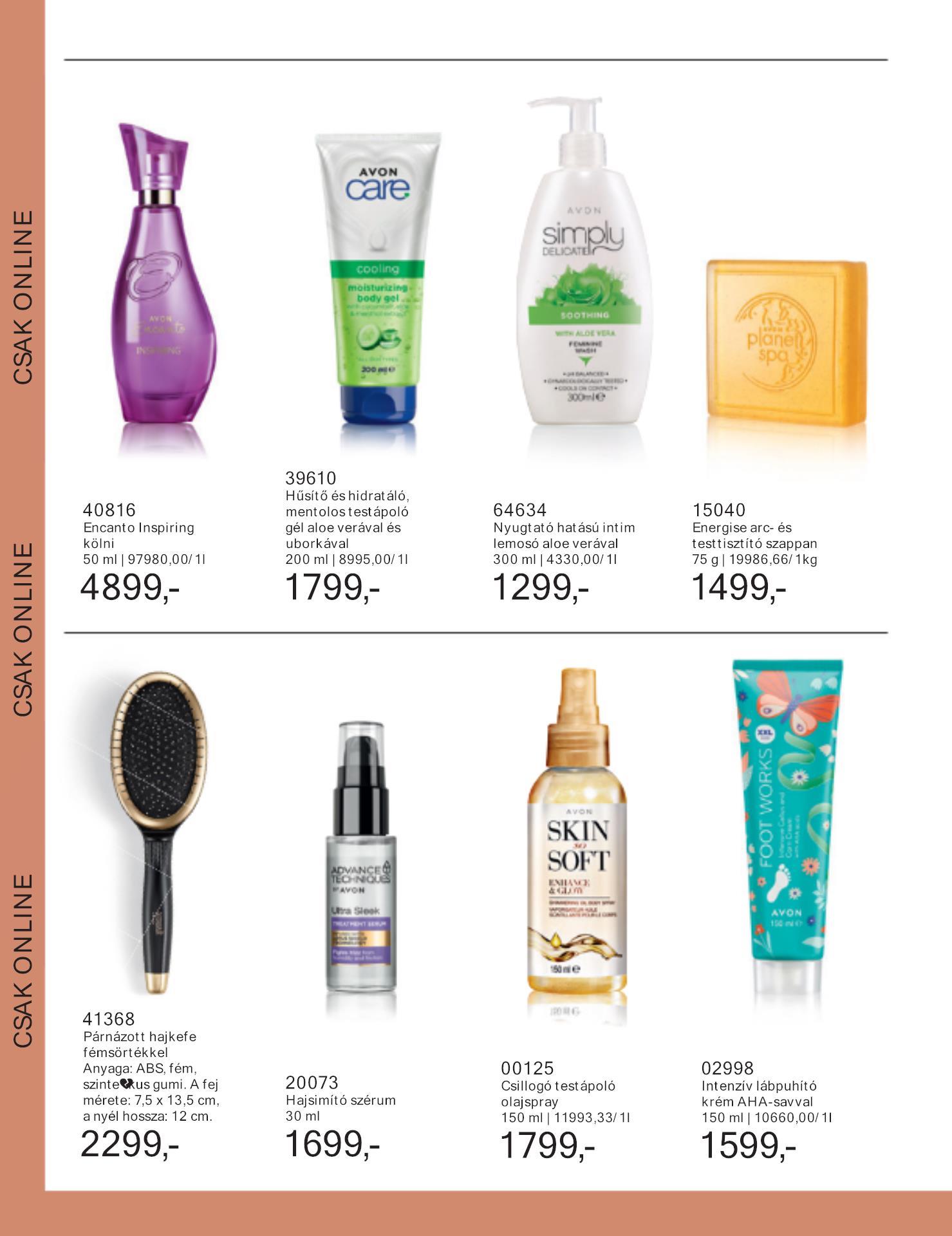 avon-extra akciós újság 6 oldal