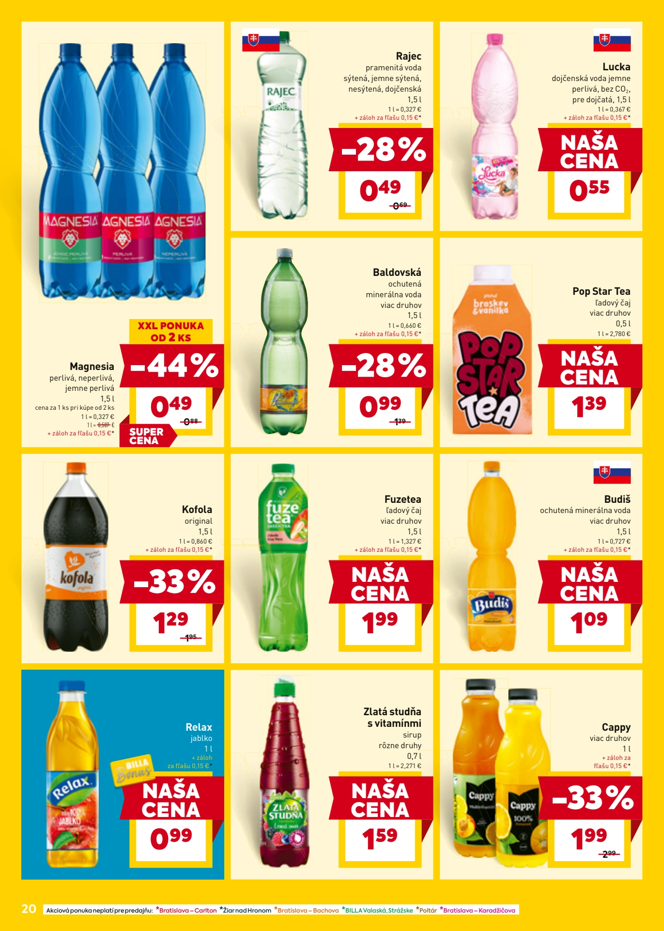 billa-szlovakia akciós újság 23 oldal