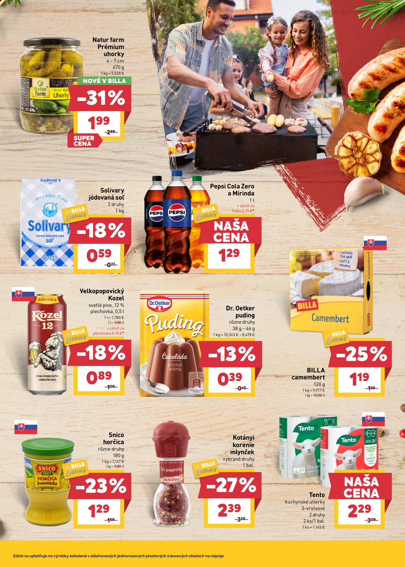 billa-szlovakia akciós újság 28 oldal