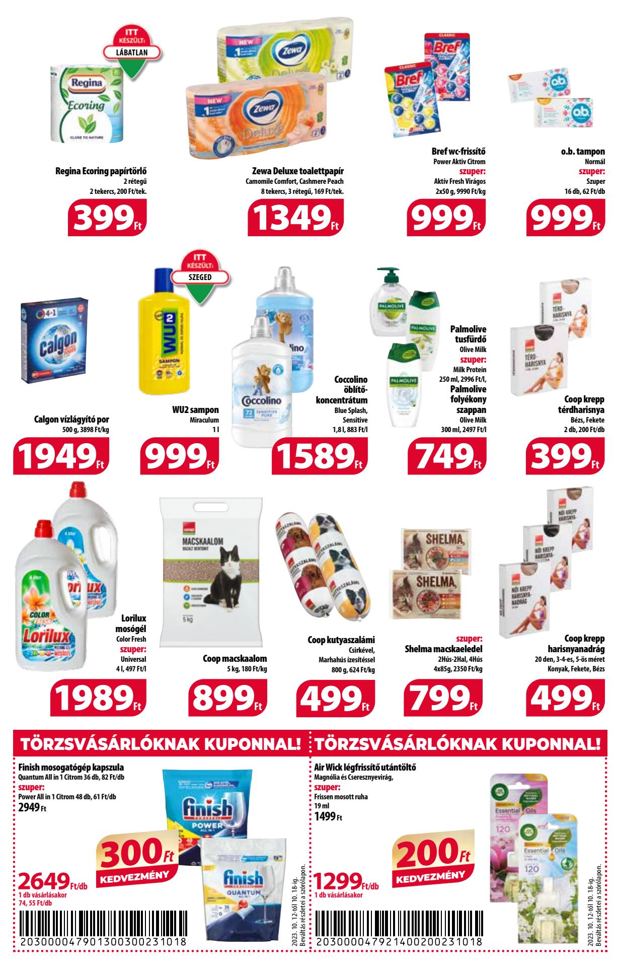 coop akciós újság 11 oldal