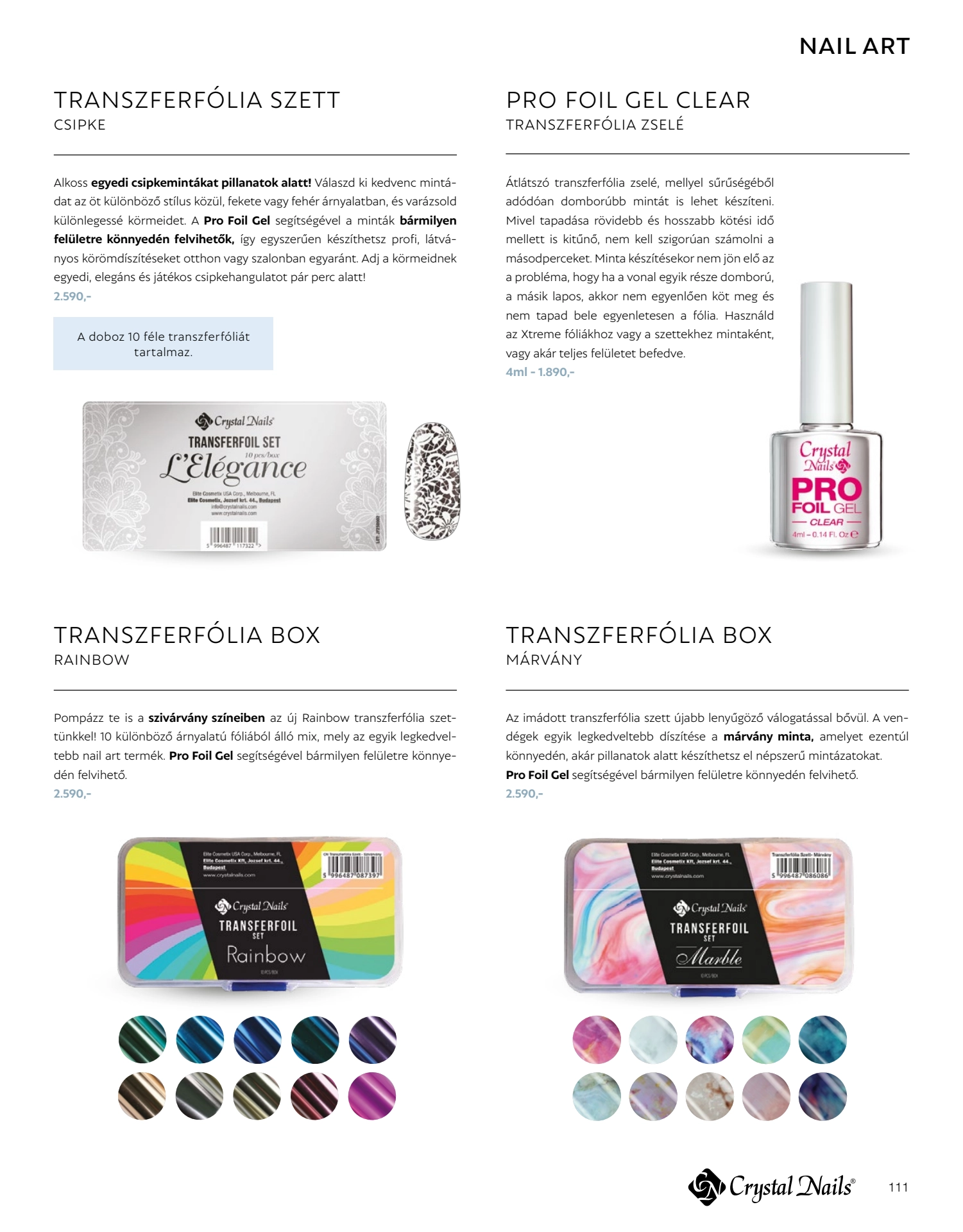 crystal-nails-nagykatalogus akciós újság 110 oldal