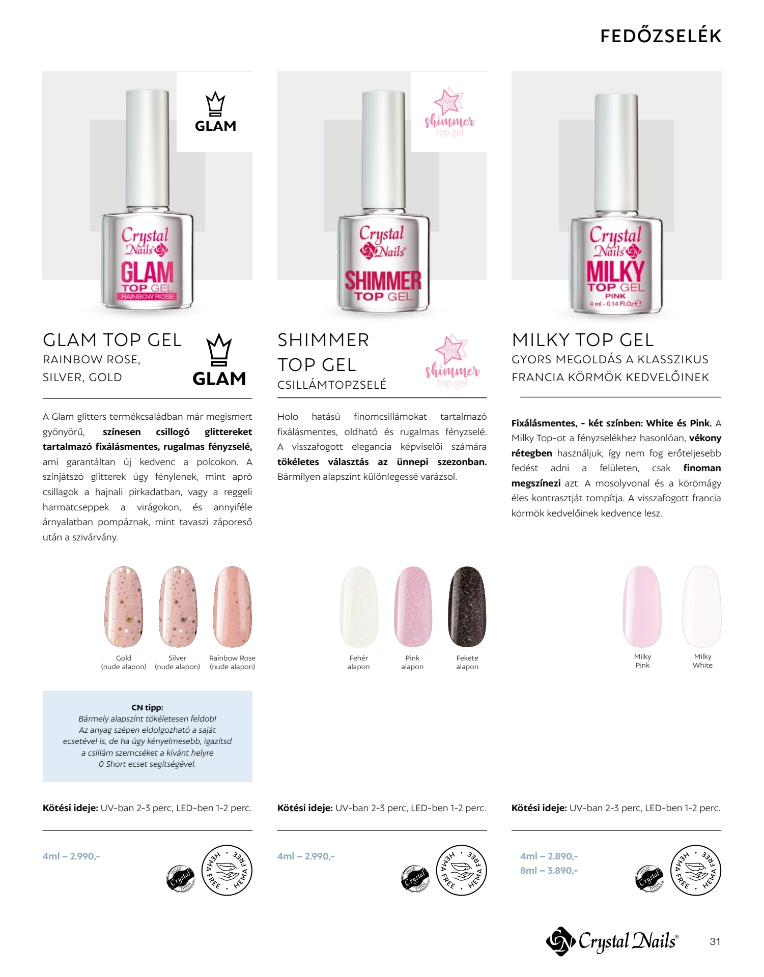 crystal-nails-nagykatalogus akciós újság 30 oldal