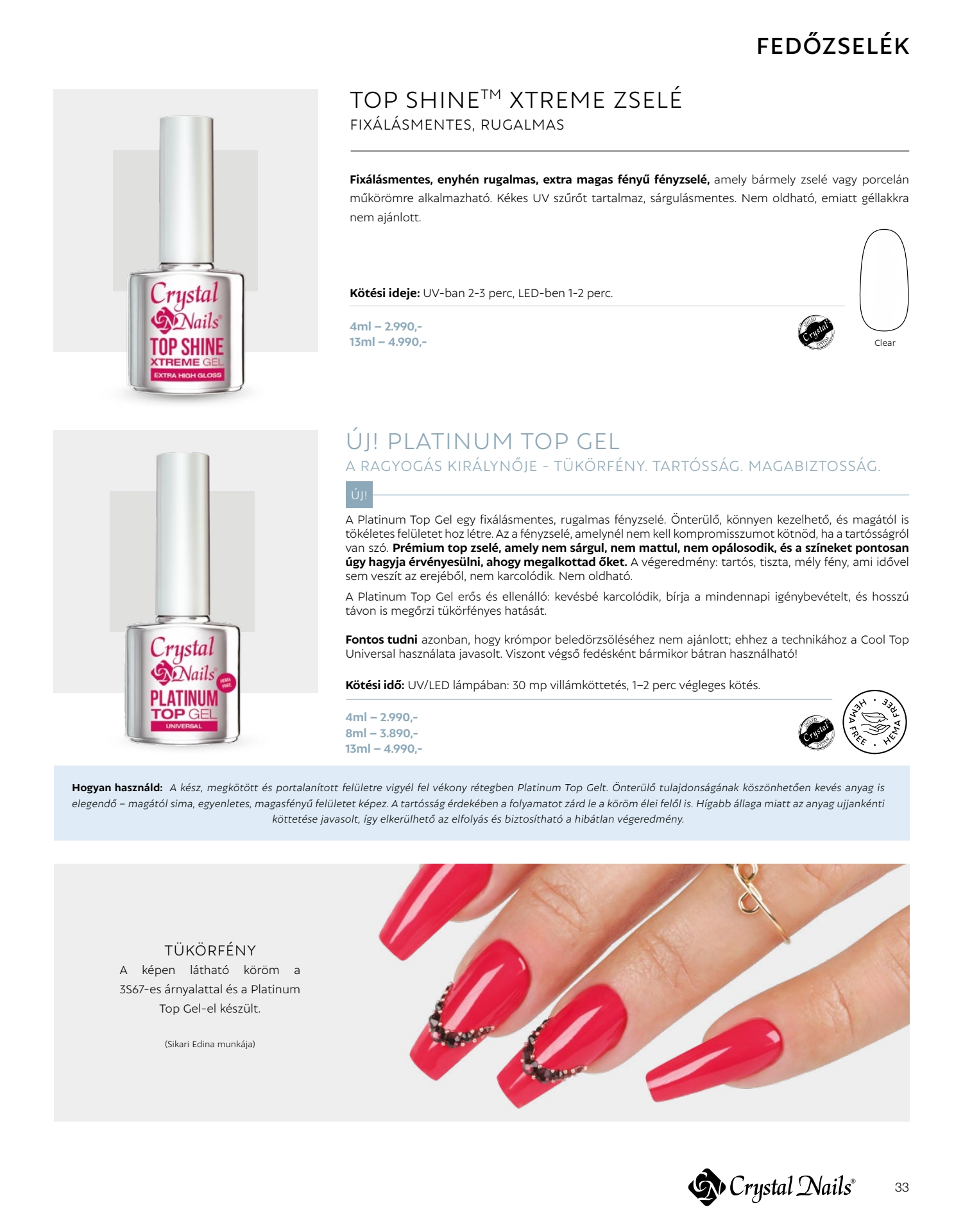 crystal-nails-nagykatalogus akciós újság 32 oldal